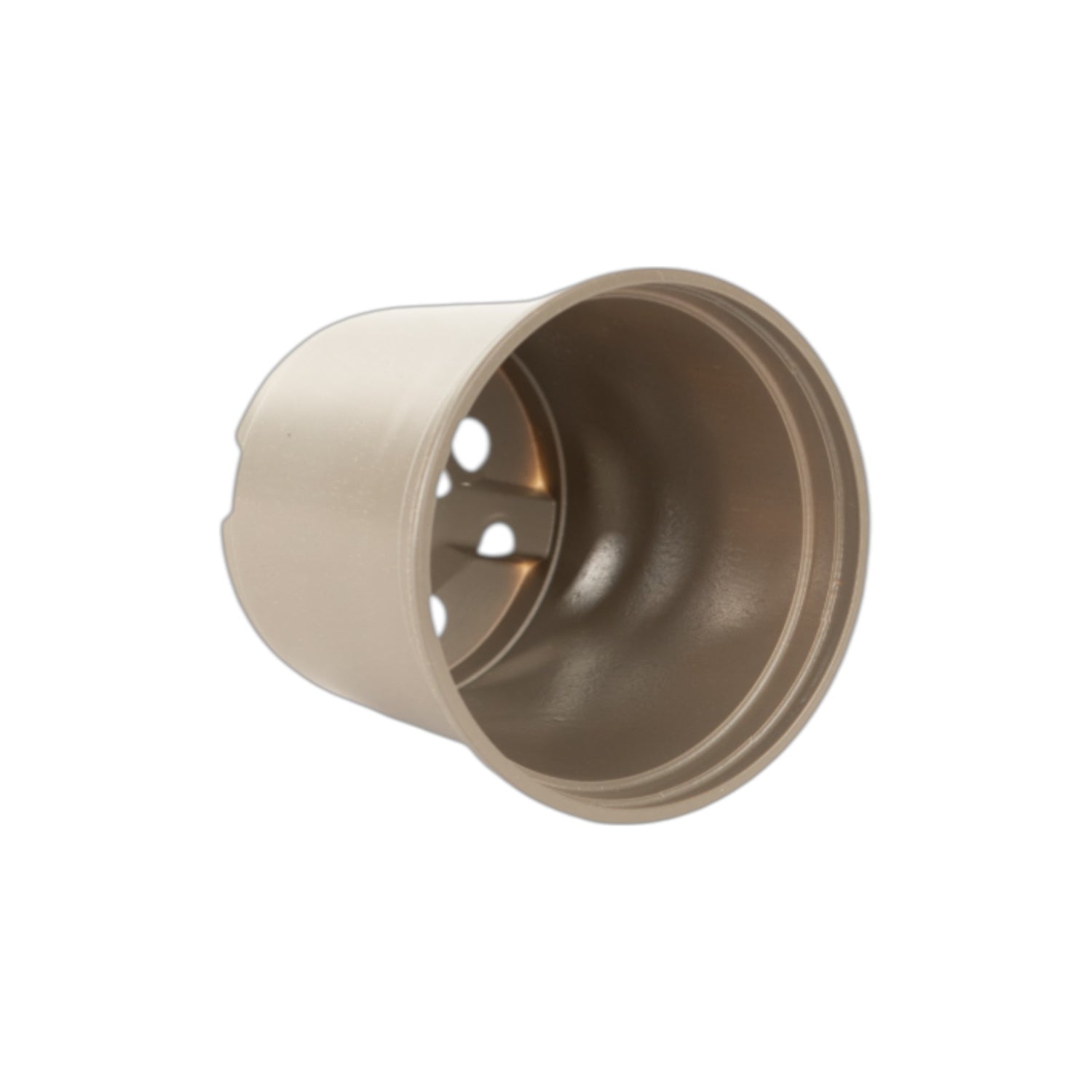 AEROPLAS 10.5cm Thermo-Formed Pot High TAUPE