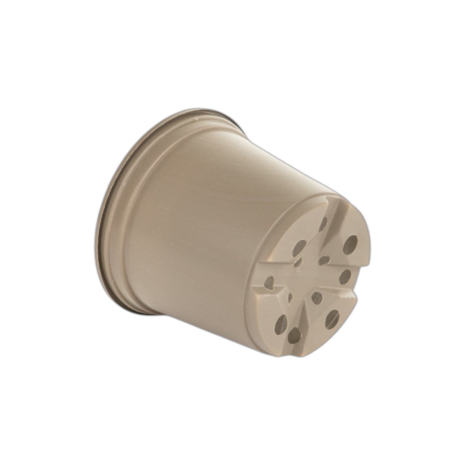 AEROPLAS 10.5cm Thermo-Formed Pot High TAUPE