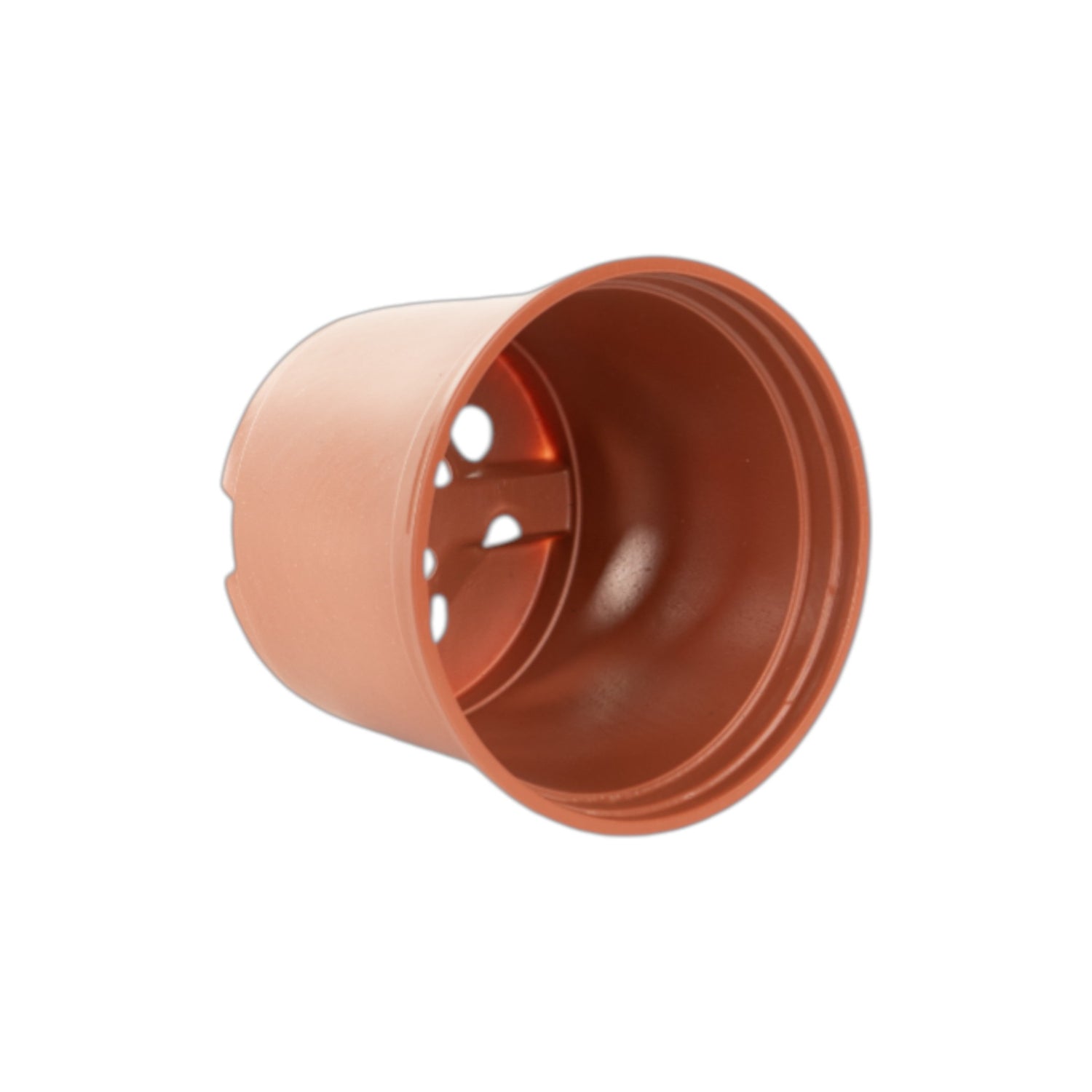 AEROPLAS 10.5cm Thermo-Formed Pot Low TERRACOTTA