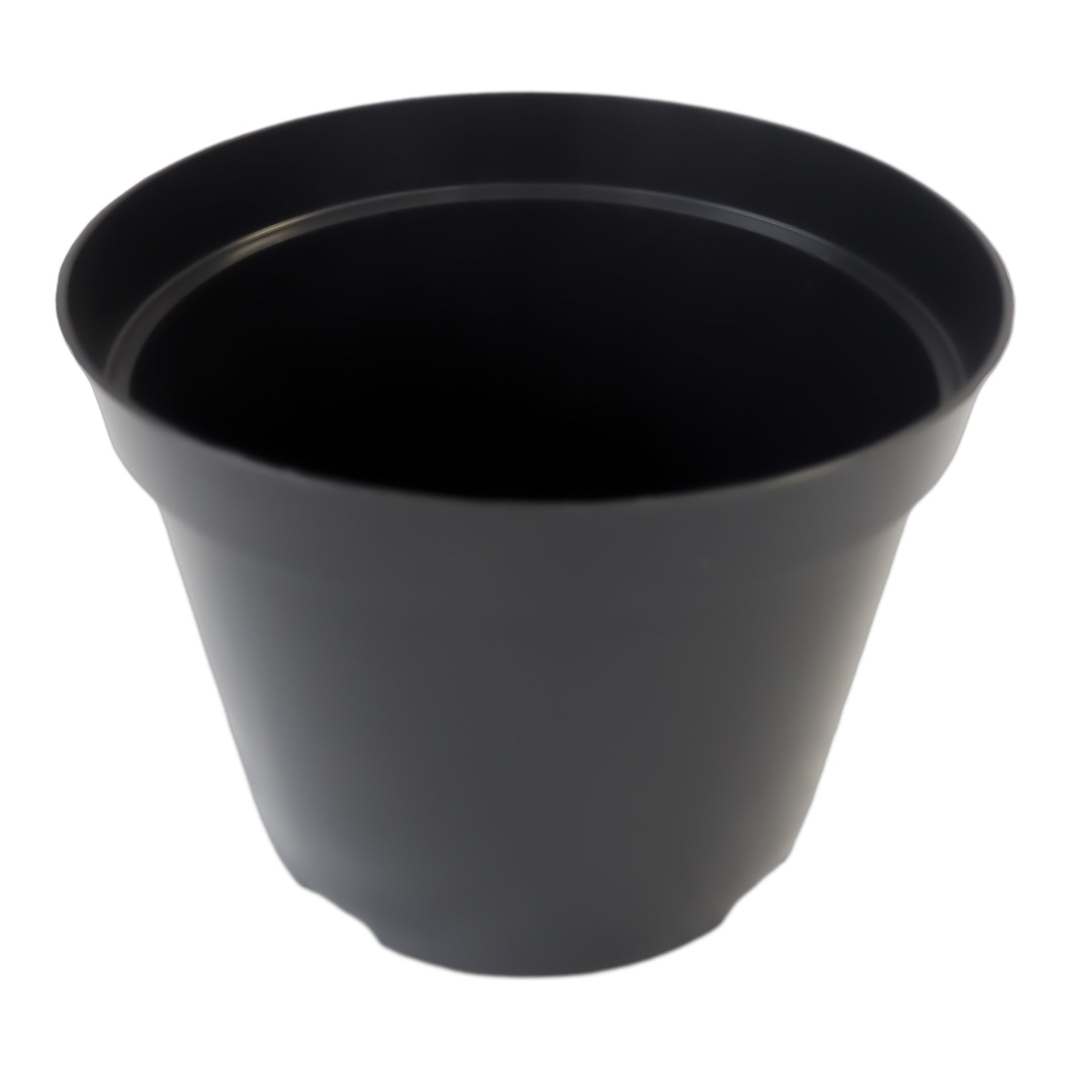 10L Round Black Plastic Plant Pot