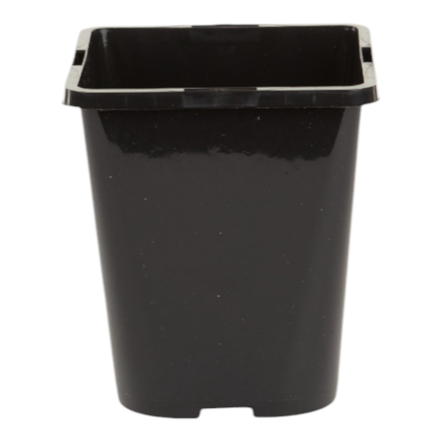 AEROPLAS 1ltr Slotted (25mm) Square Round BLACK (net of 88)