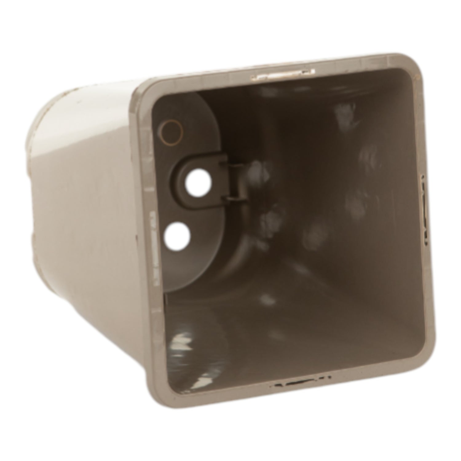 AEROPLAS 1ltr Slotted (25mm) Square Round TAUPE (net of 88)