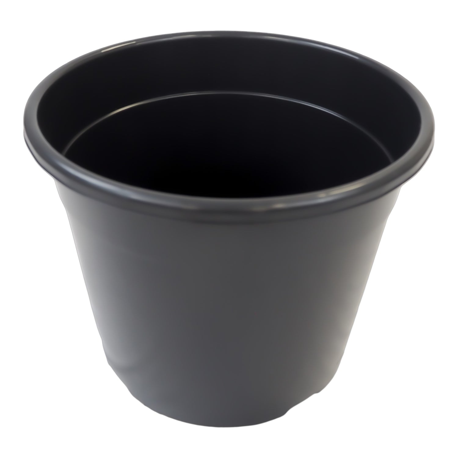 20L Round Black Plastic Plant Pot