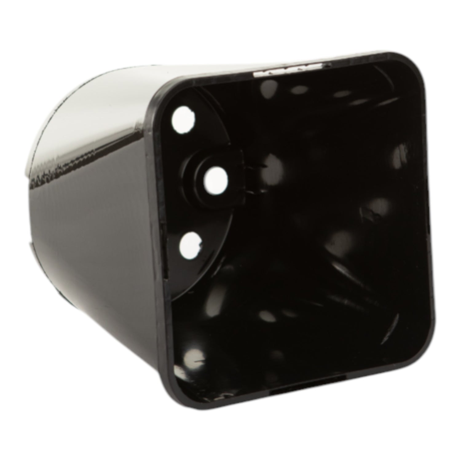 AEROPLAS 2ltr Slotted (25mm) Square Round BLACK (net of 70)