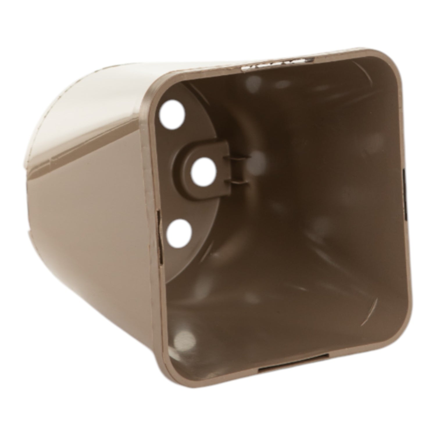 AEROPLAS 2ltr Slotted (25mm) Square Round TAUPE (net of 70)