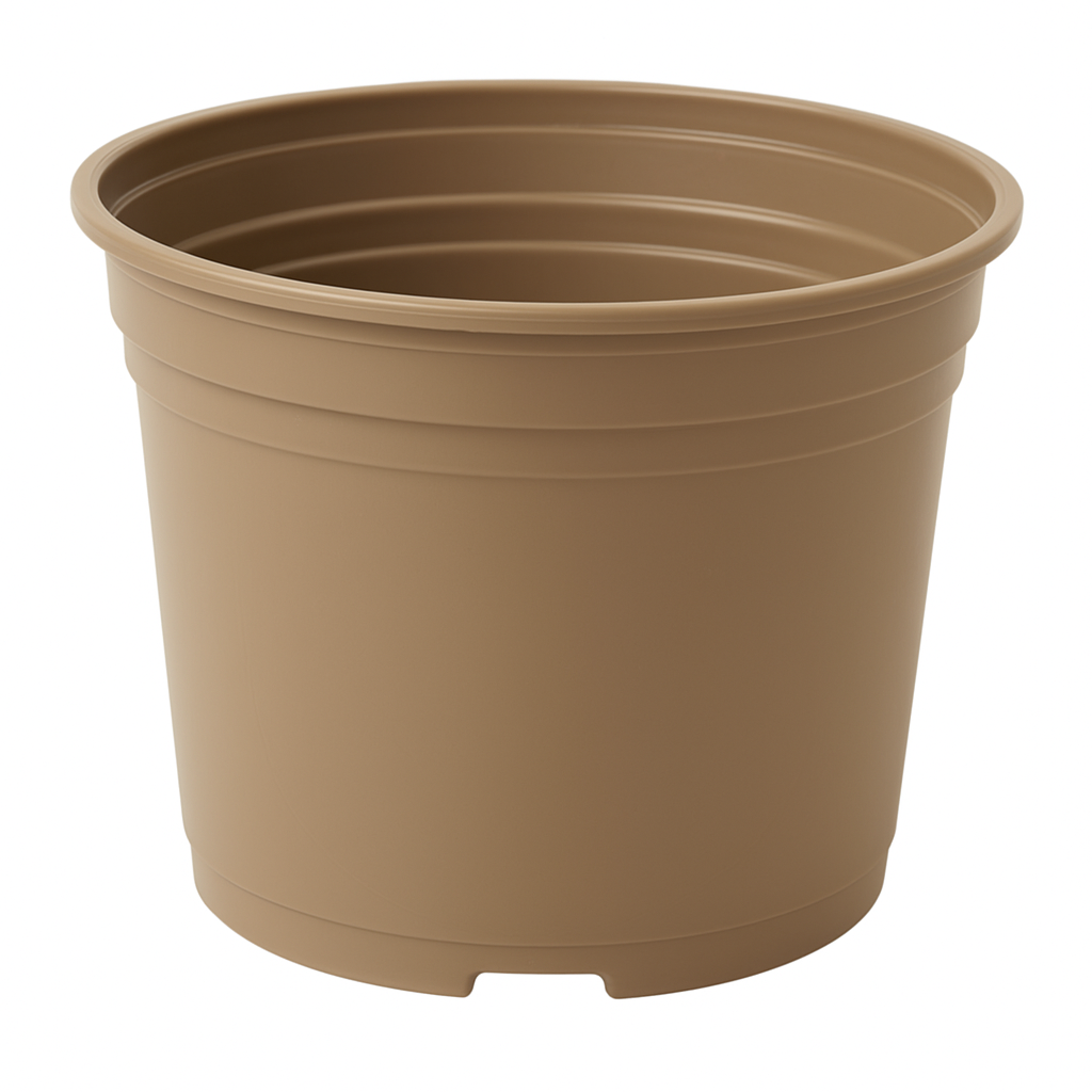 AEROPLAS 2ltr Thermo-Formed Pot TAUPE