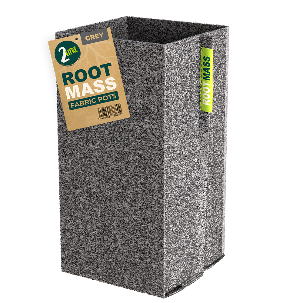 GREY RootMASS 2L Propagation Fabric Pot