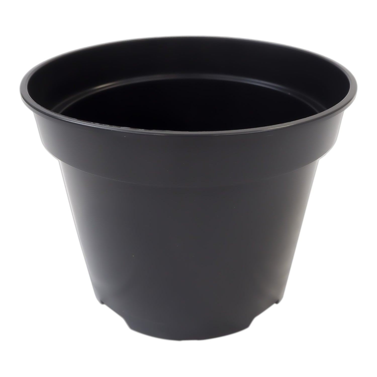 5L Round Black Plastic Plant Pot