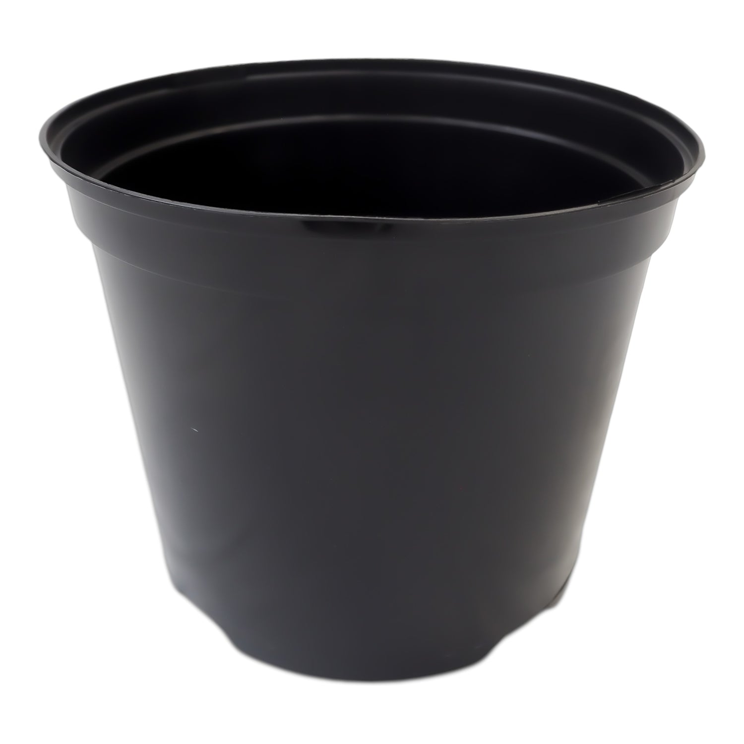 7.5L Round Black Plastic Plant Pot