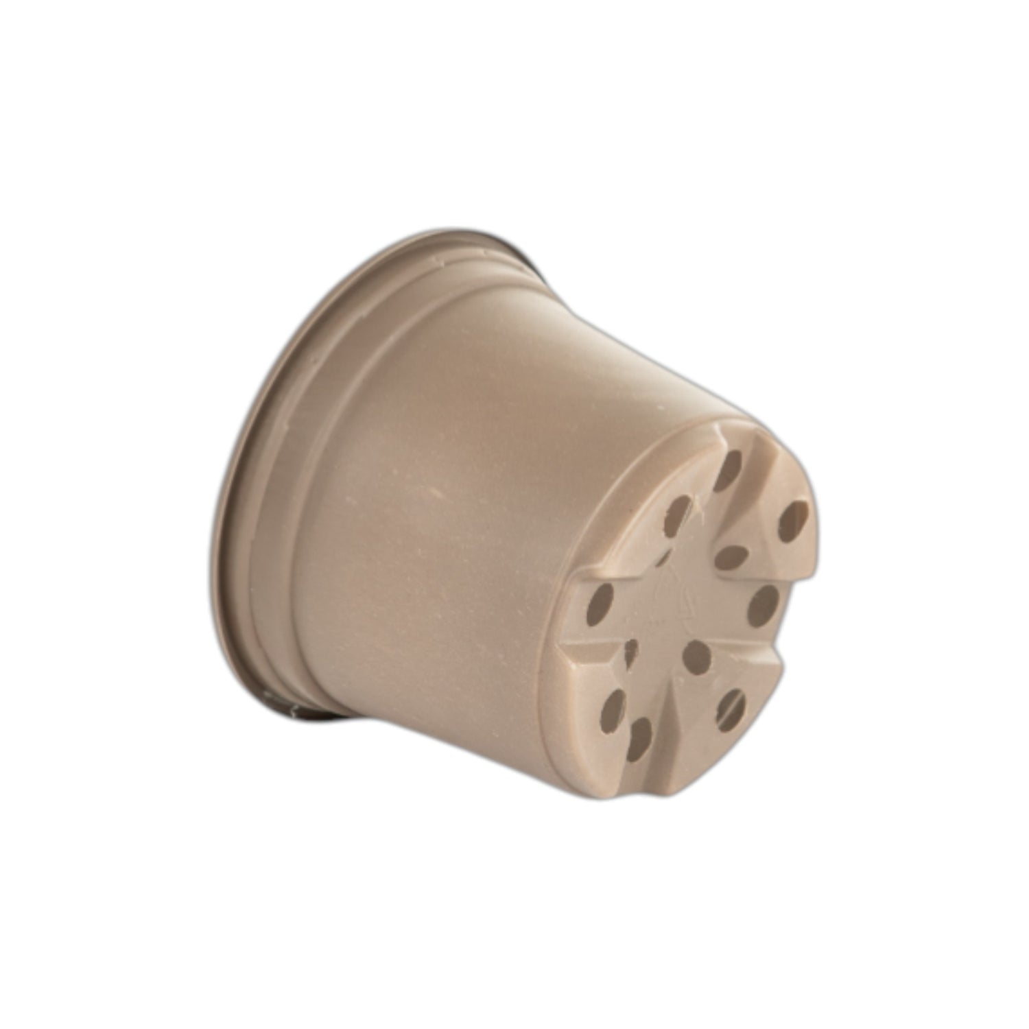 AEROPLAS 9cm Thermo-Formed Pot Low TAUPE