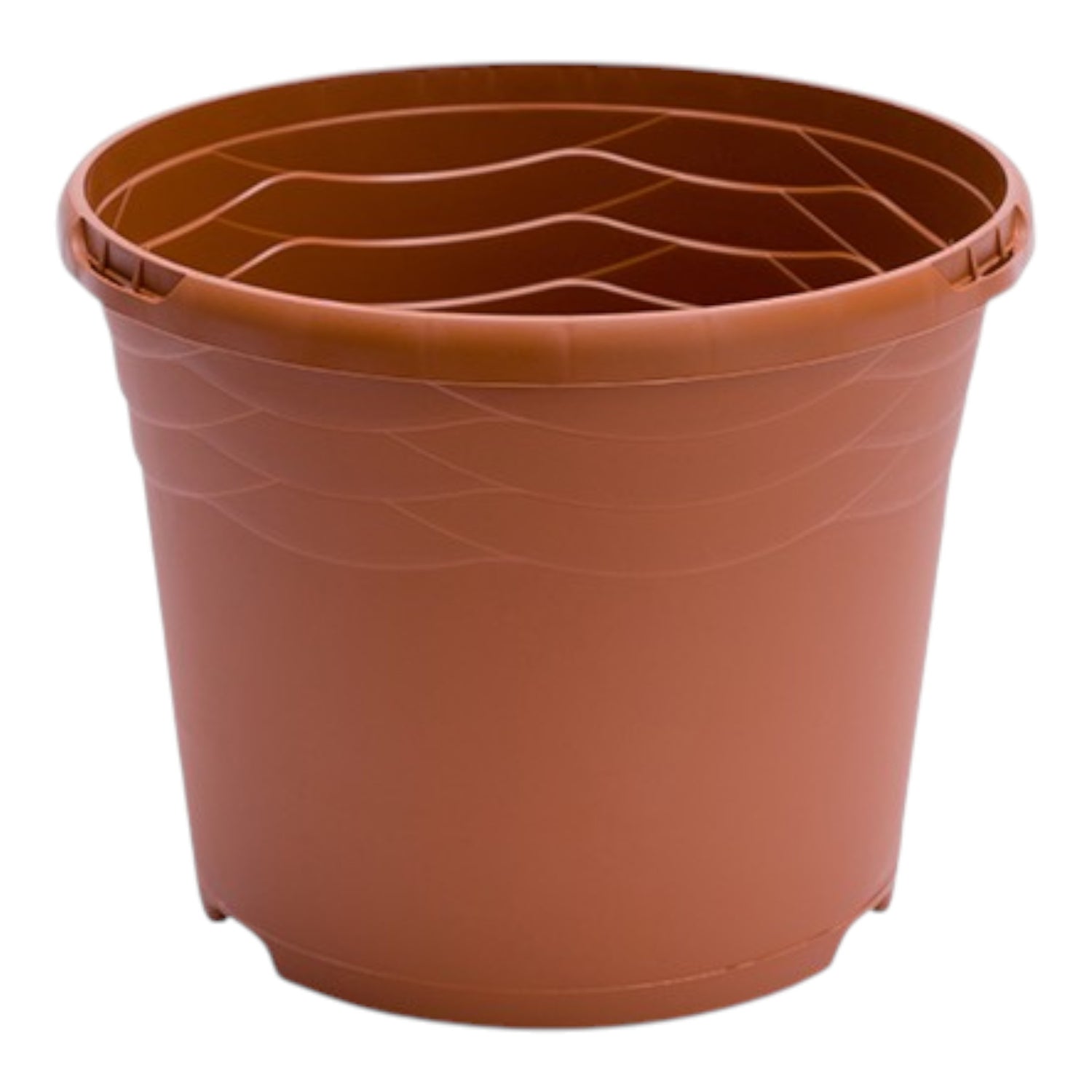 MODIFORM 23cm (5ltr) injection moulded PP deco pot TERRACOTTA
