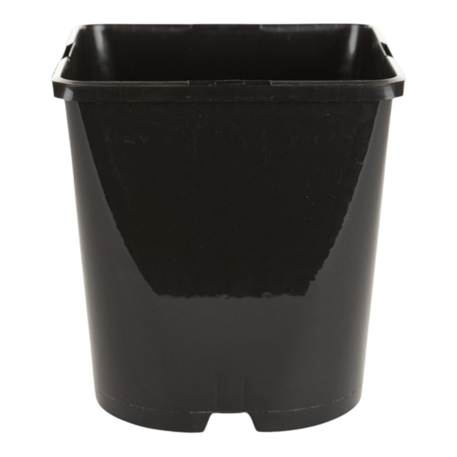 AEROPLAS 3.5ltr Square Deep Slotted Container Pot BLACK