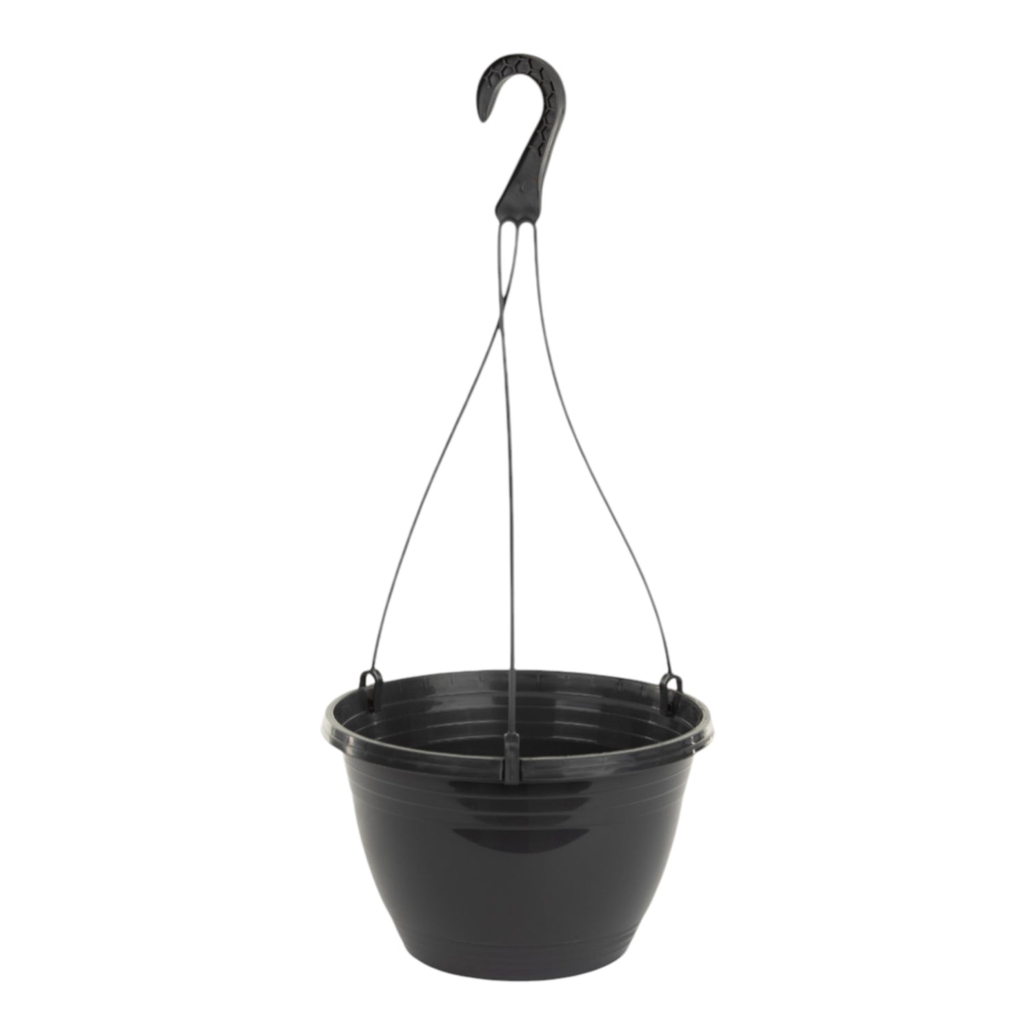AEROPLAS 25cm 5L Hanging Pot ANTHRACITE