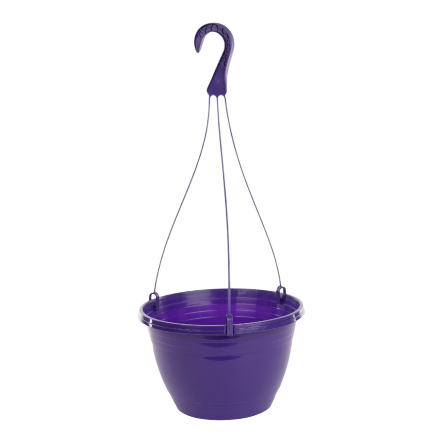 AEROPLAS 25cm 5L Hanging Pot PURPLE