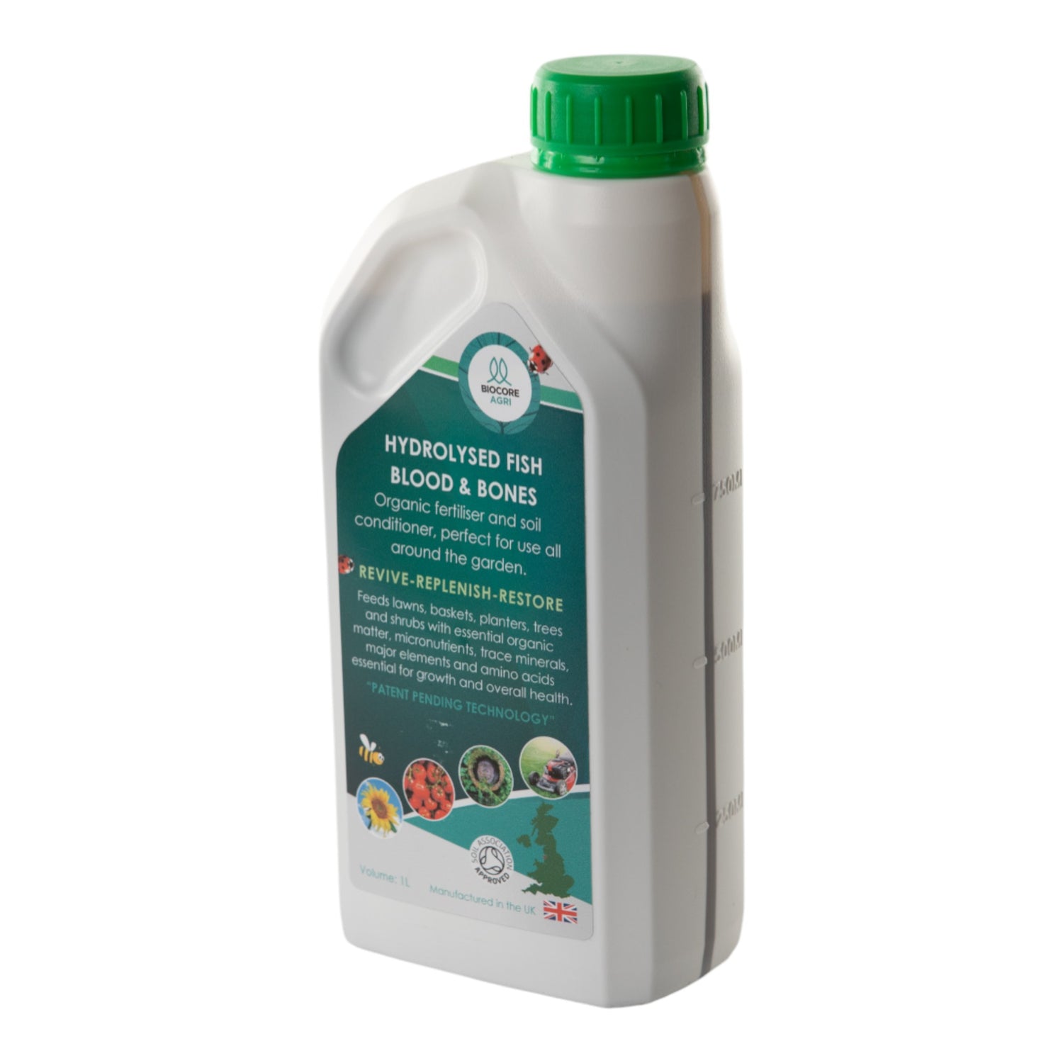BIOCORE AGRI - Hydrolysed Fish Blood & Bones 1L