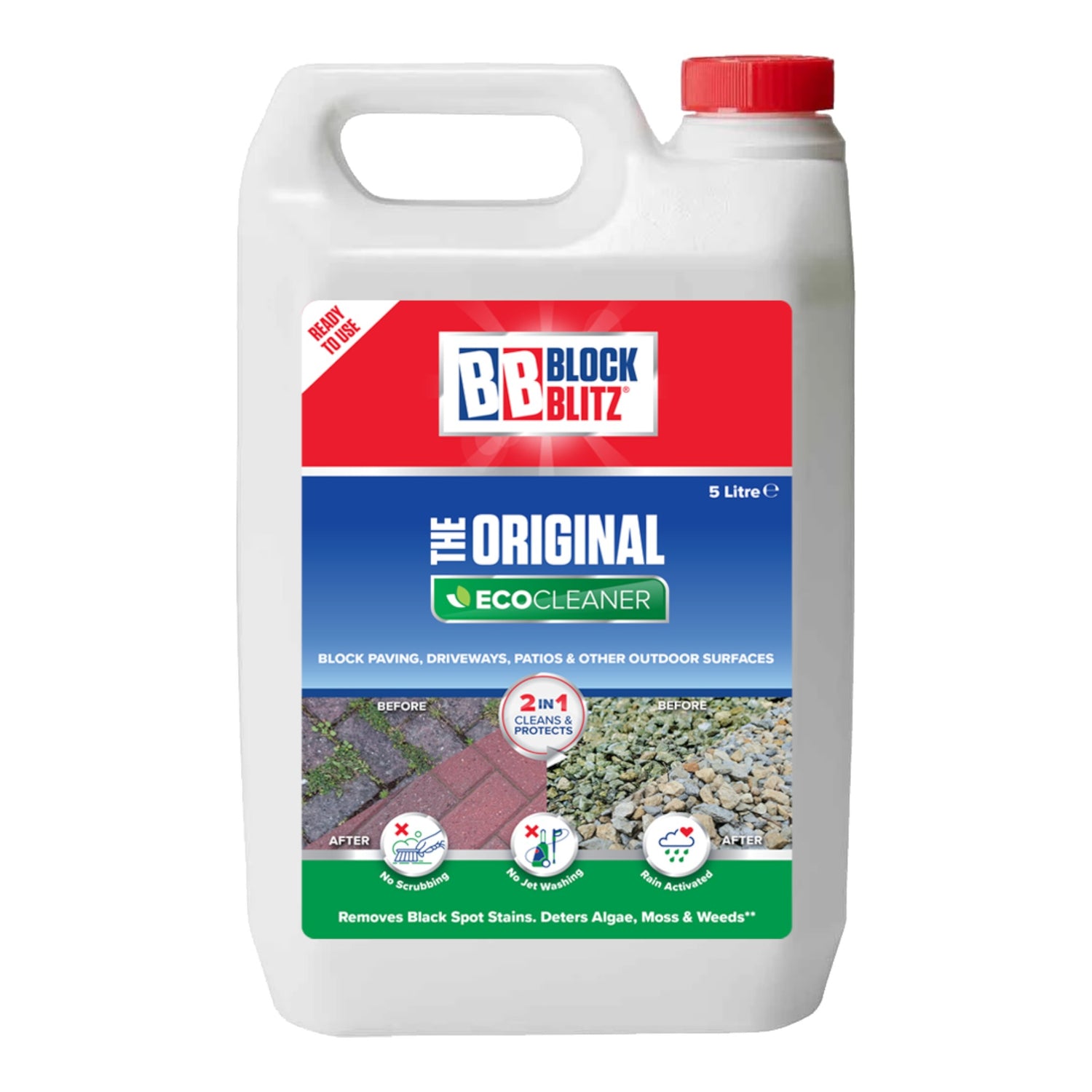 BLOCK BLITZ The Original Eco Cleaner Ready to Use 5L