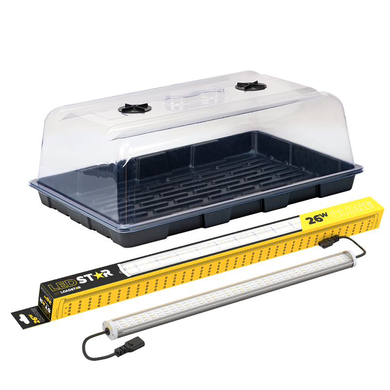 PROPAGATION KIT 2 x 26W CLONE LED & 1 LED Ready Budget Propagator