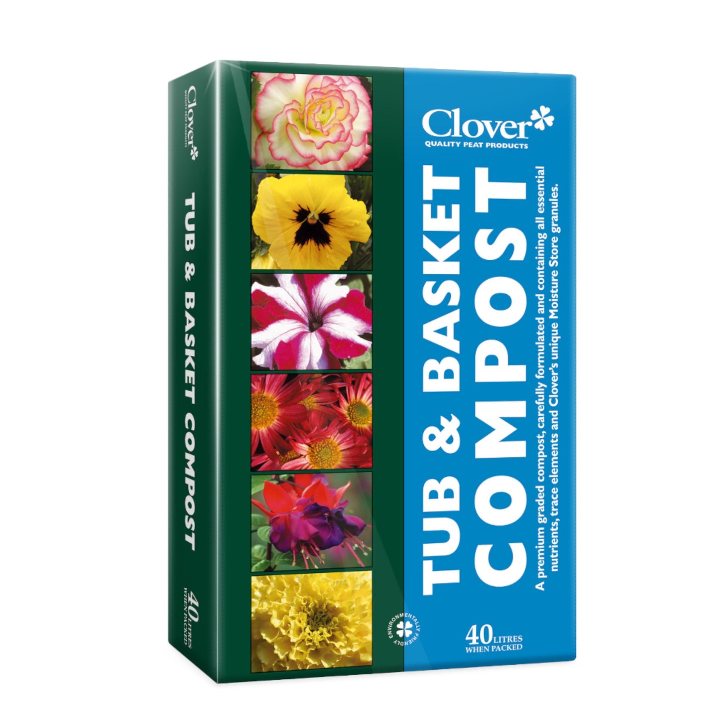 CLOVER 40L TUB & BASKET COMPOST