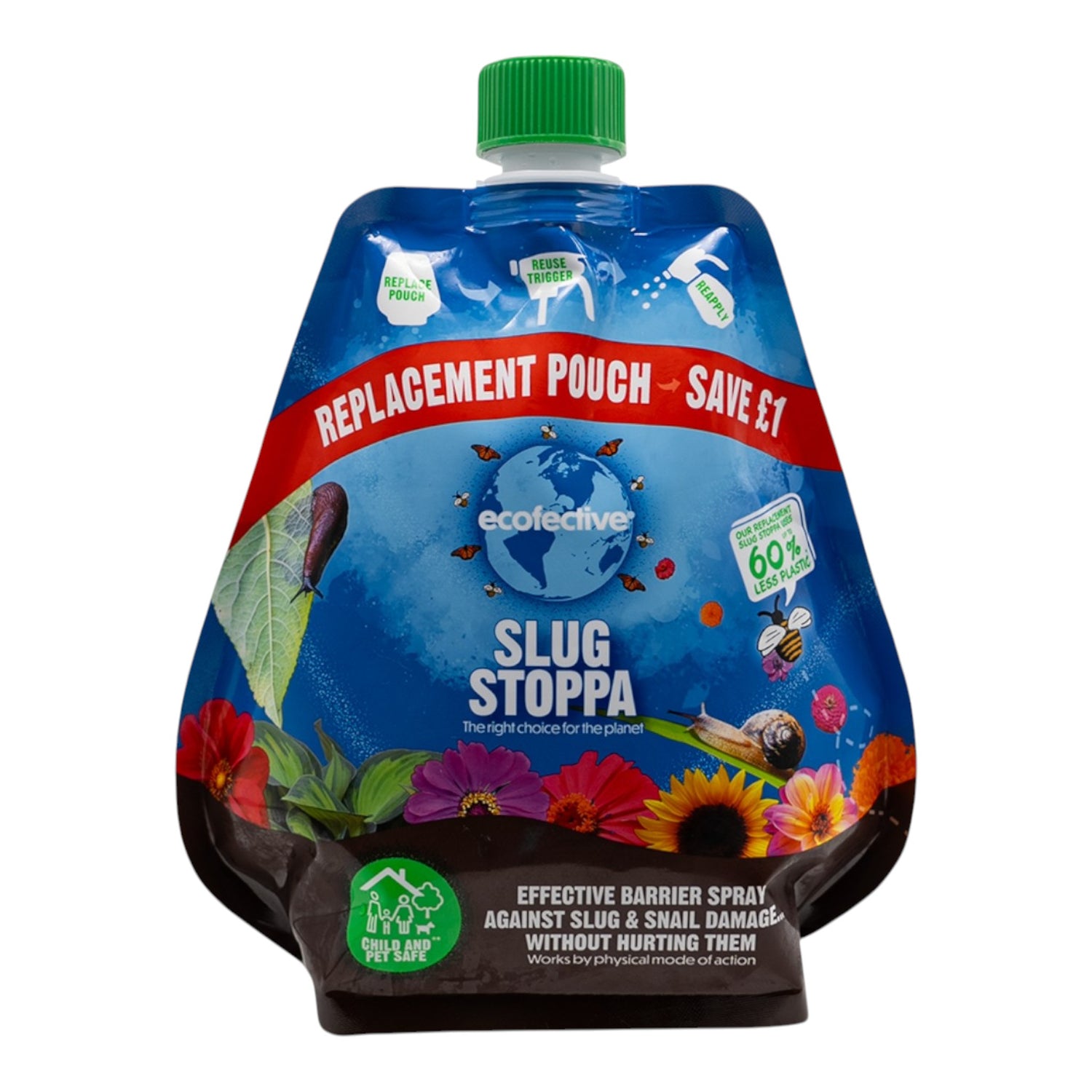 NEW Slug Stoppa RTU Replacement Pouch  1L