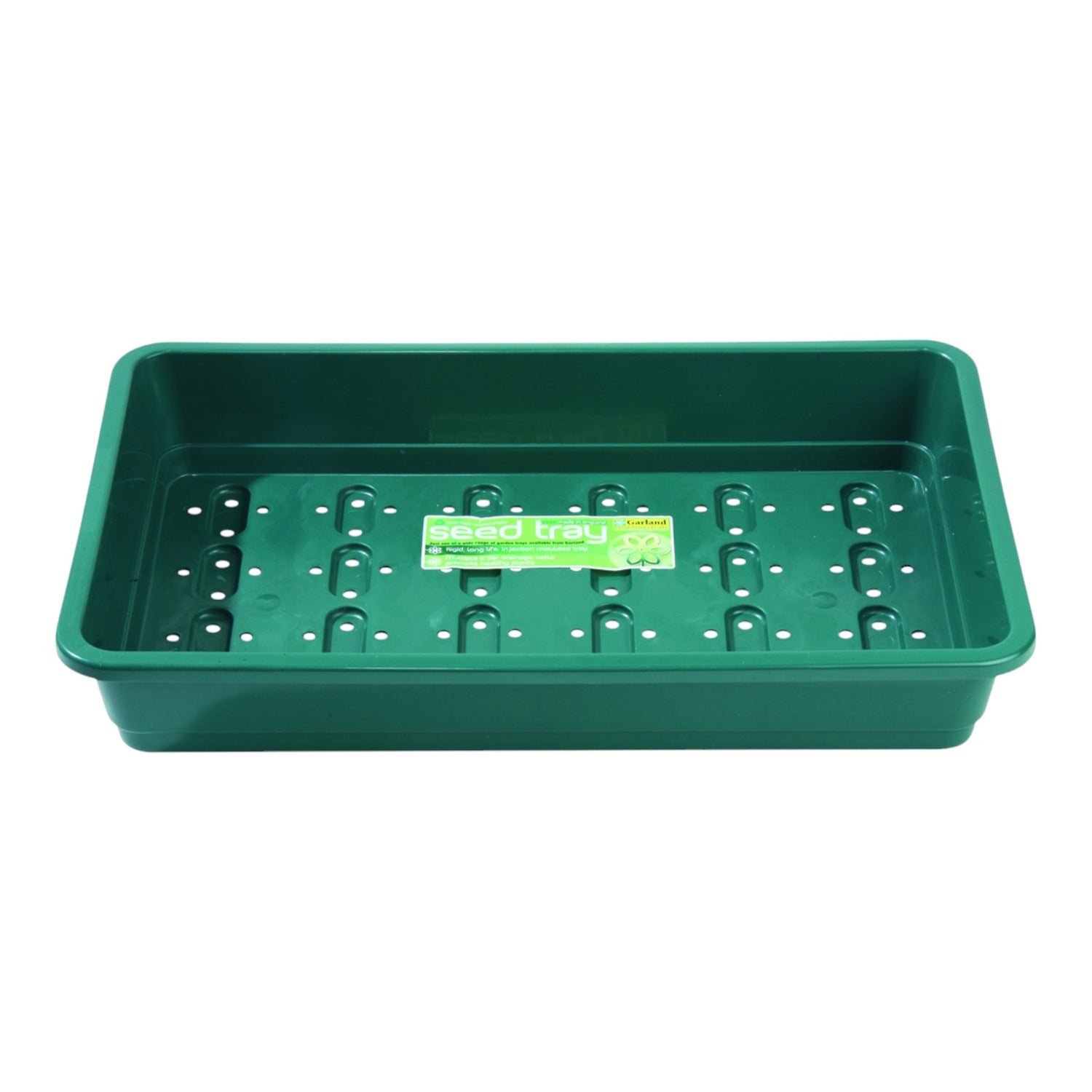GARLAND Standard Seed Tray Green With Holes