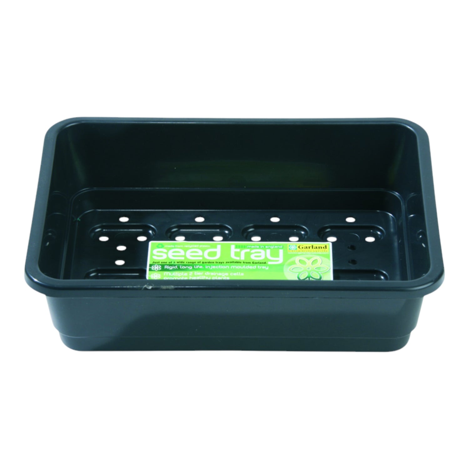 GARLAND Small Seed Tray Black With Holes