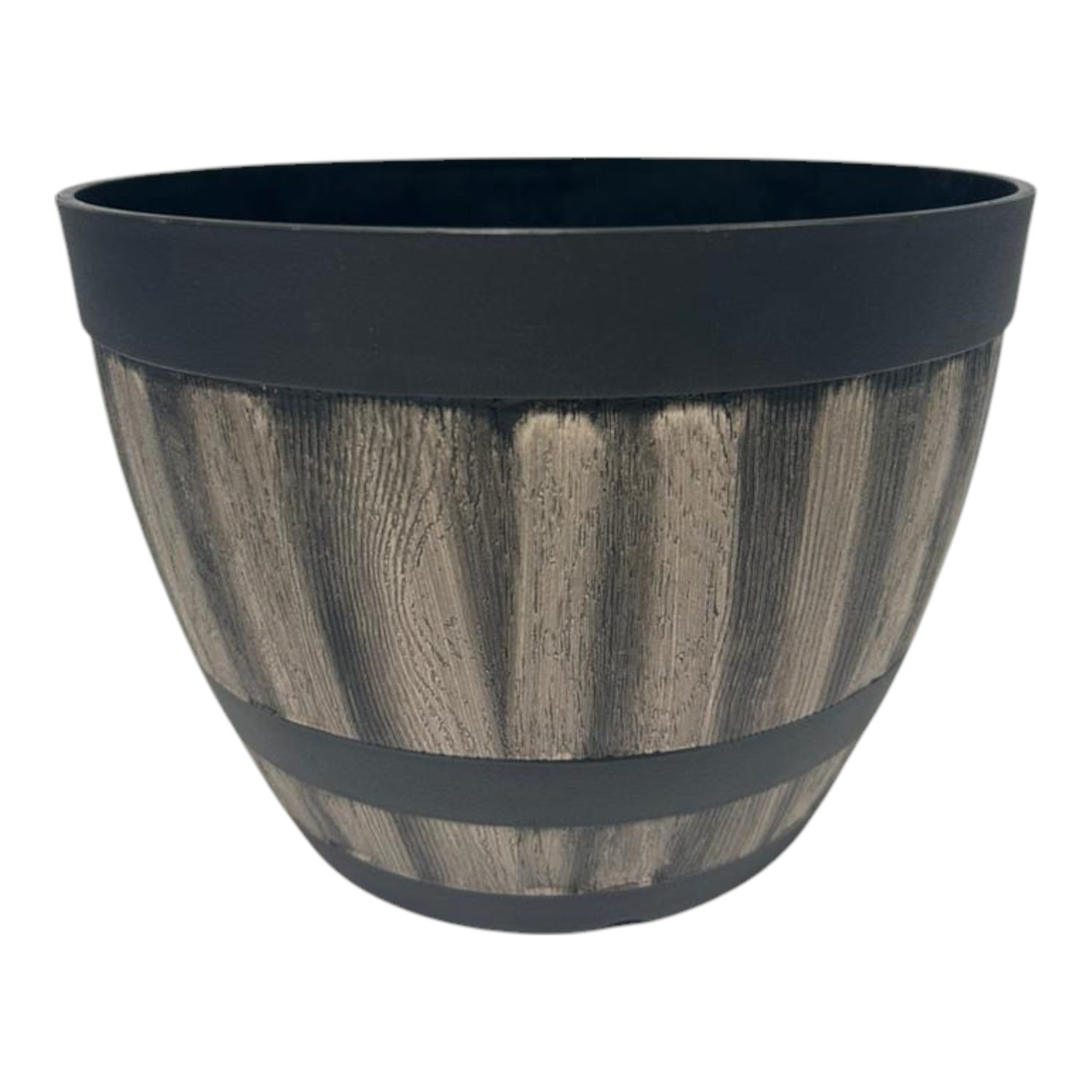 GROWERS OWN 12" Decorative Keg Barrel Planter