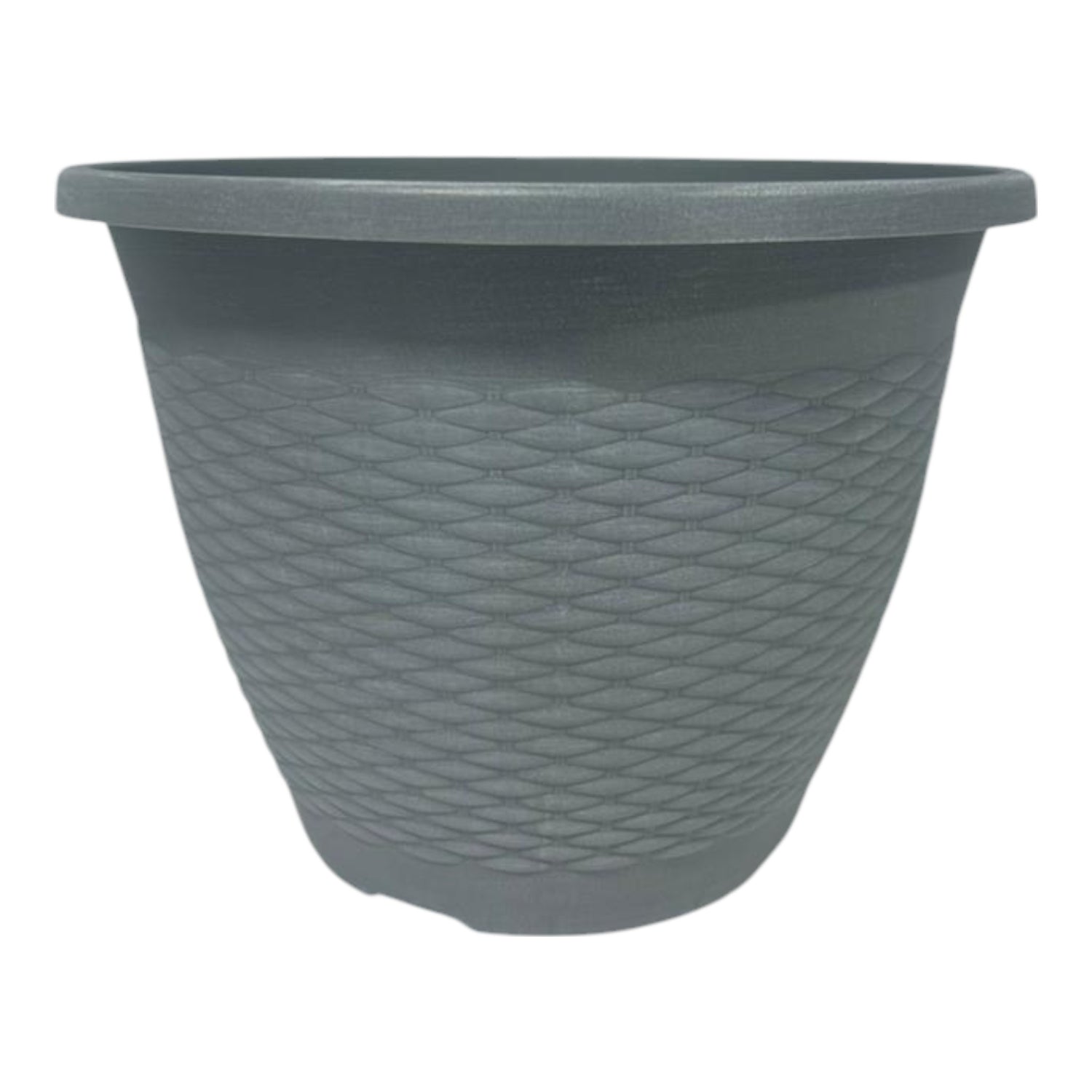 GROWERS OWN 12" Decorative Wicker Short Planter