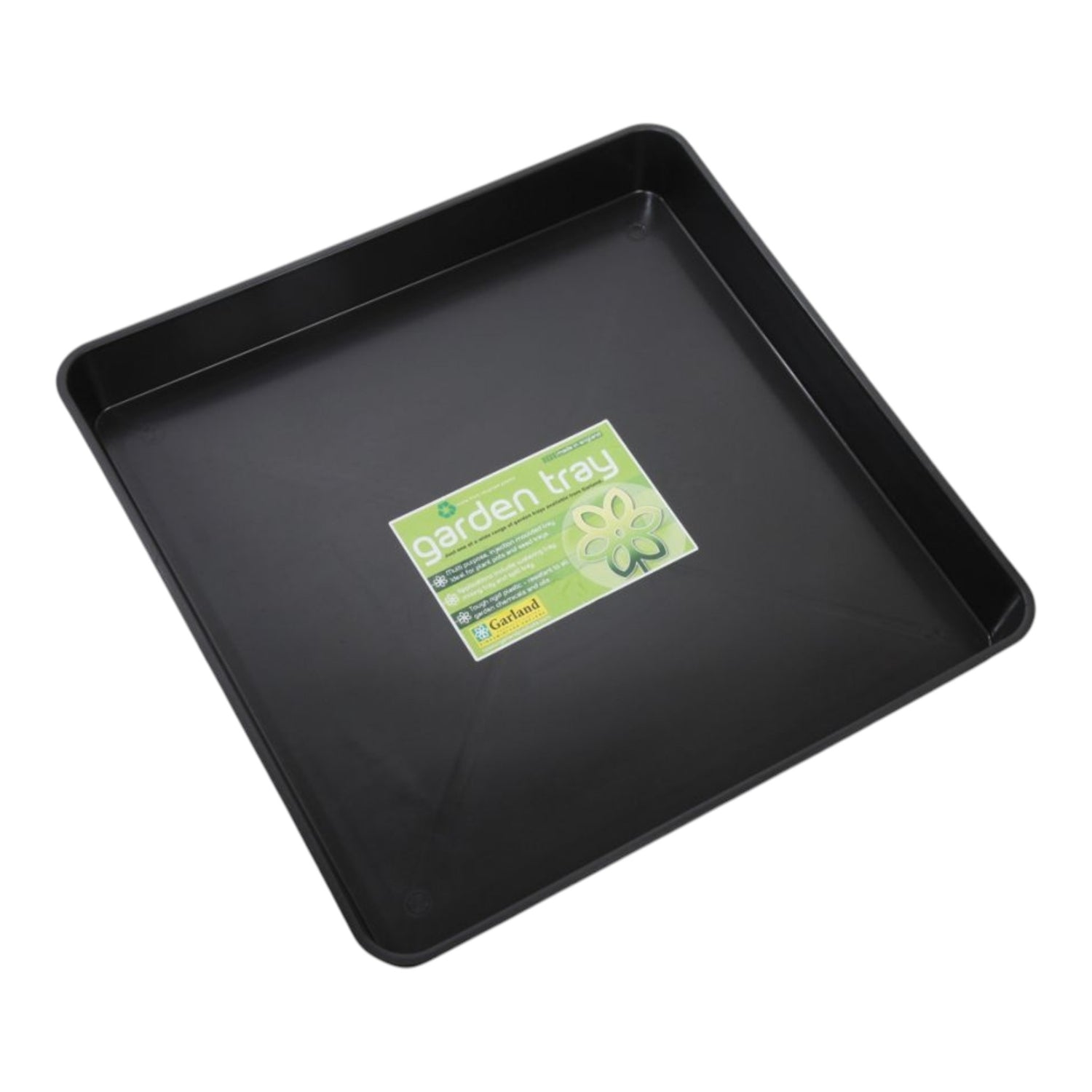 GARLAND Value Square Garden Tray Black - 59cm x 59cm x 7cm