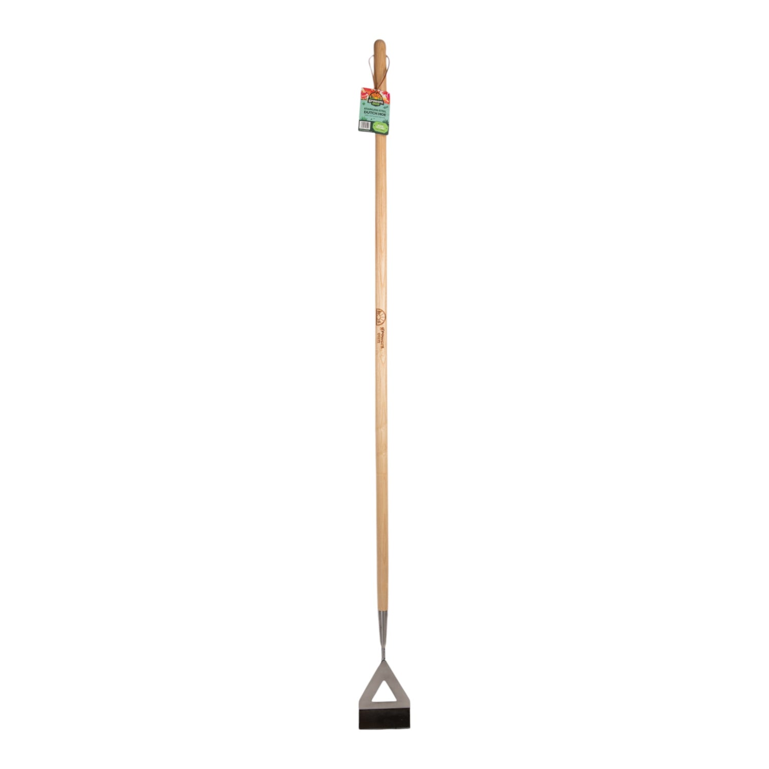 Growers Own Stainless Steel Dutch Hoe with Ash Wood Handle