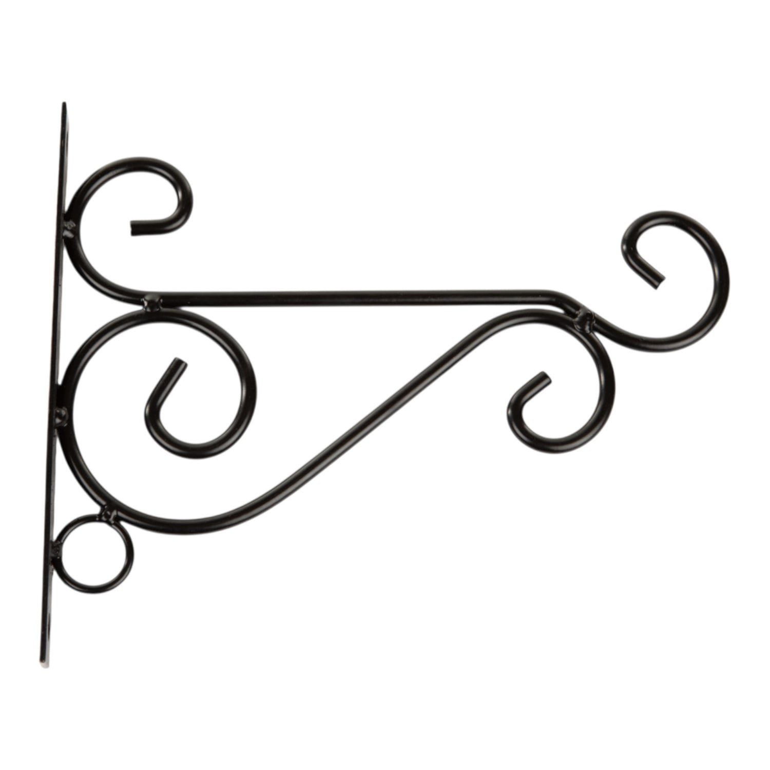 GROWERS OWN Traditional Hanging Basket Bracket BLACK