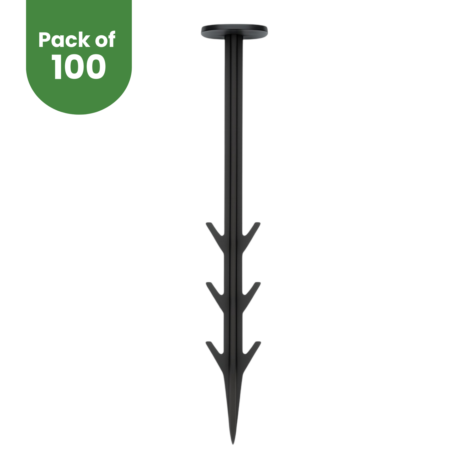 GROWERS OWN Ground Cover Fixing Pegs (Plastic) Pack of 100