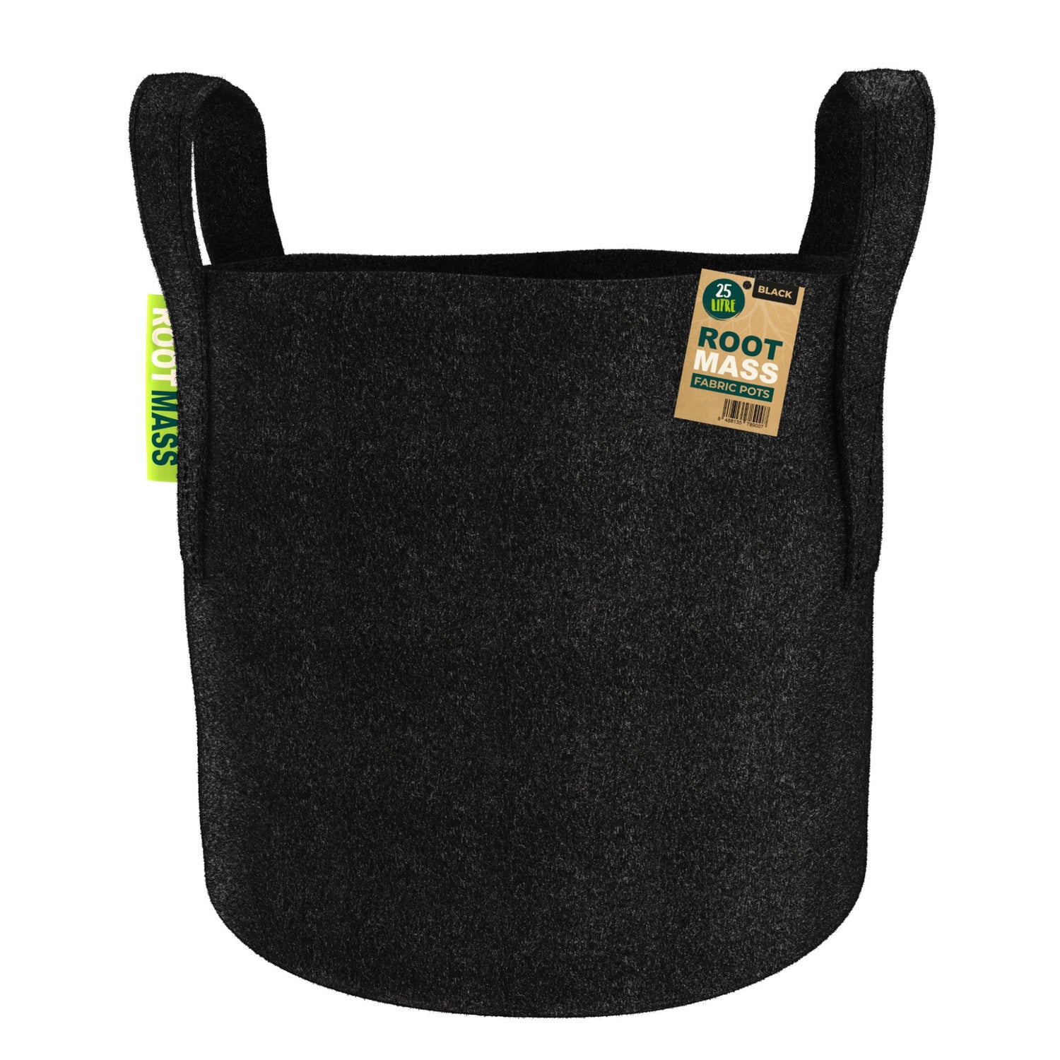 BLACK RootMASS 25L Thick Fabric Pot