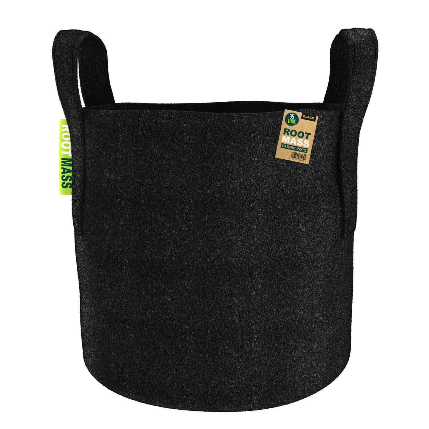 BLACK RootMASS 35L Thick Fabric Pot