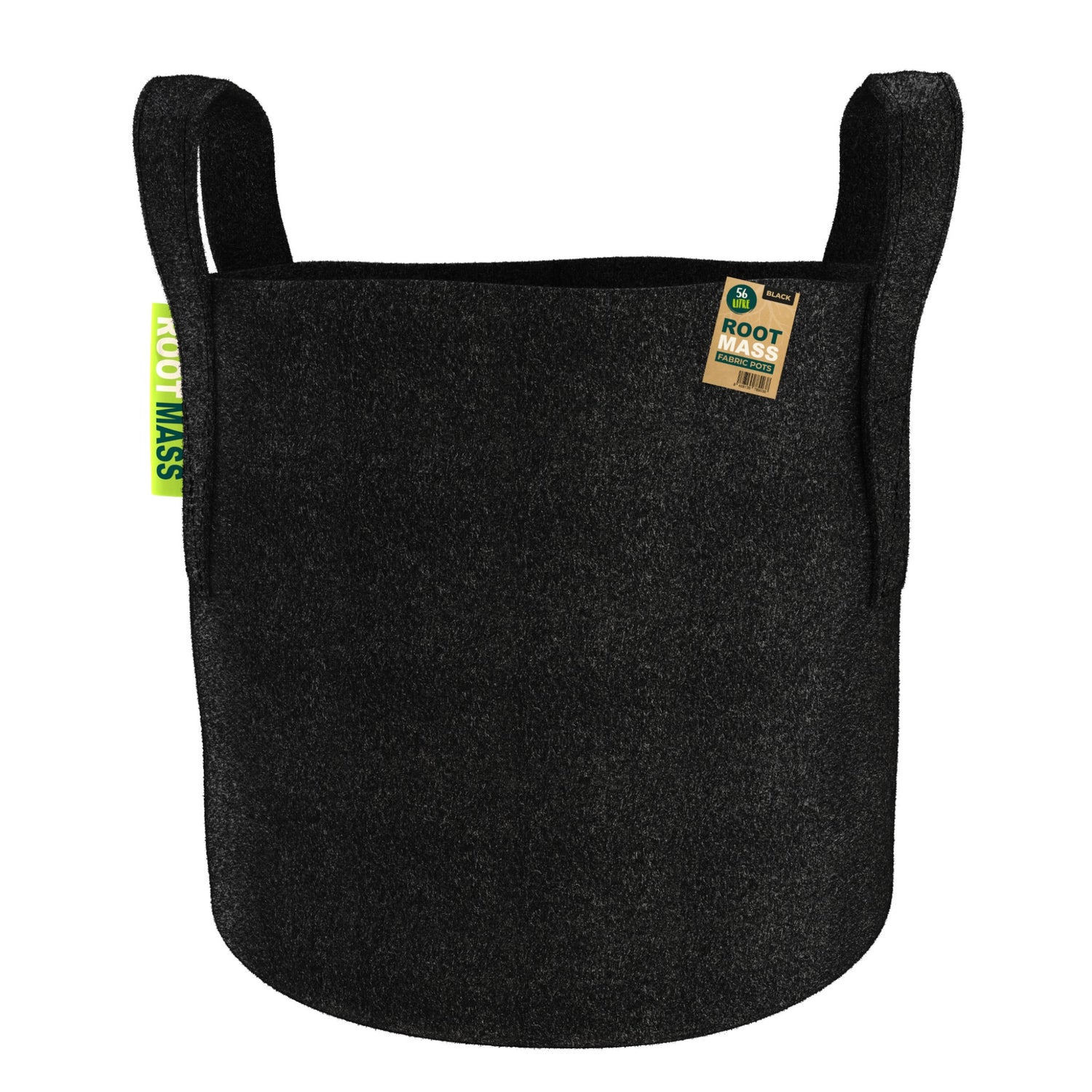 BLACK RootMASS 56L Thick Fabric Pot