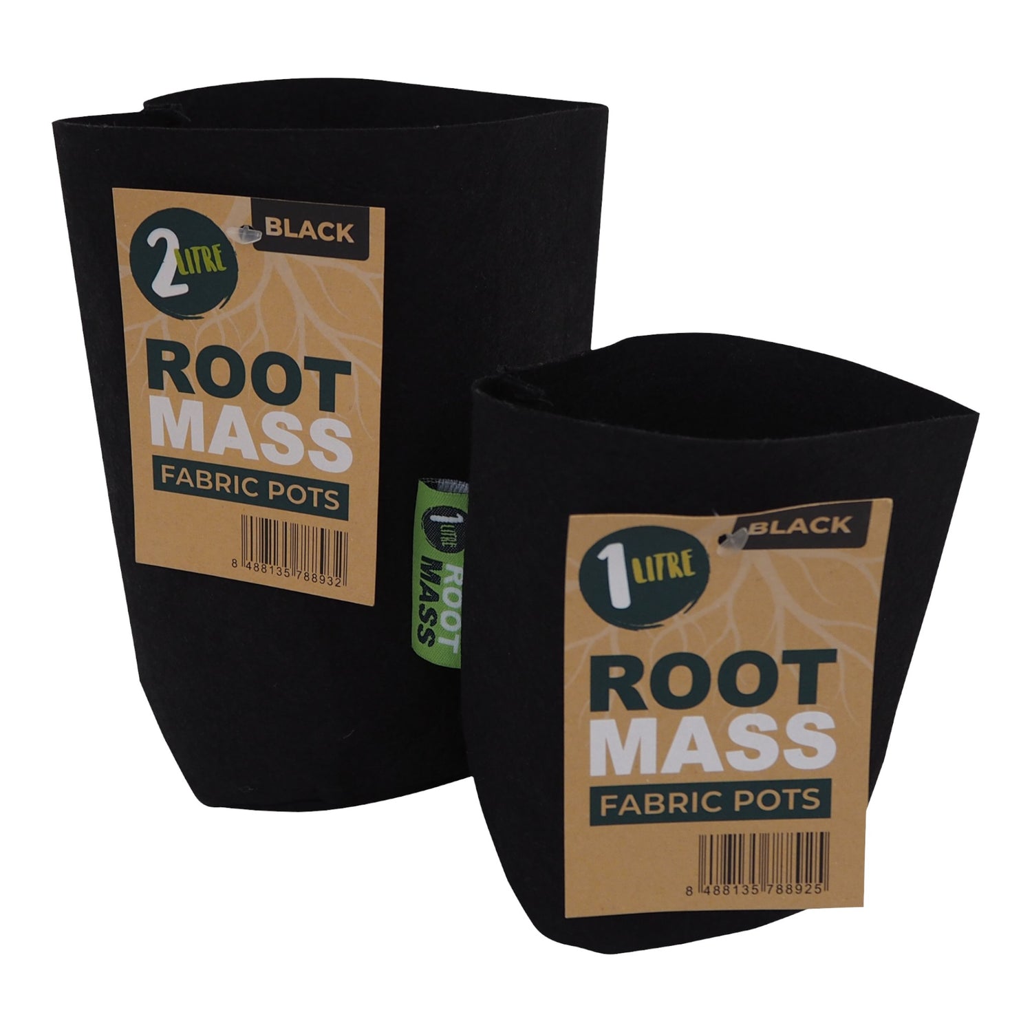 BLACK RootMASS 2L Propagation Thick Fabric Pot