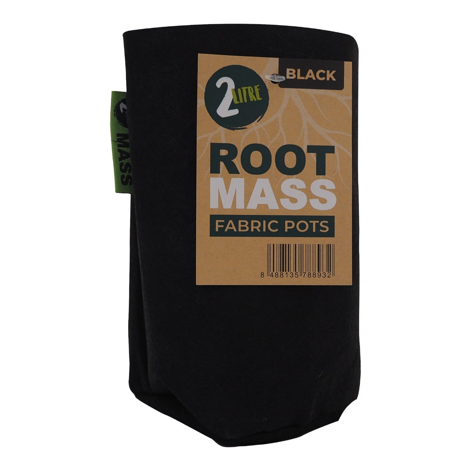 BLACK RootMASS 2L Propagation Thick Fabric Pot