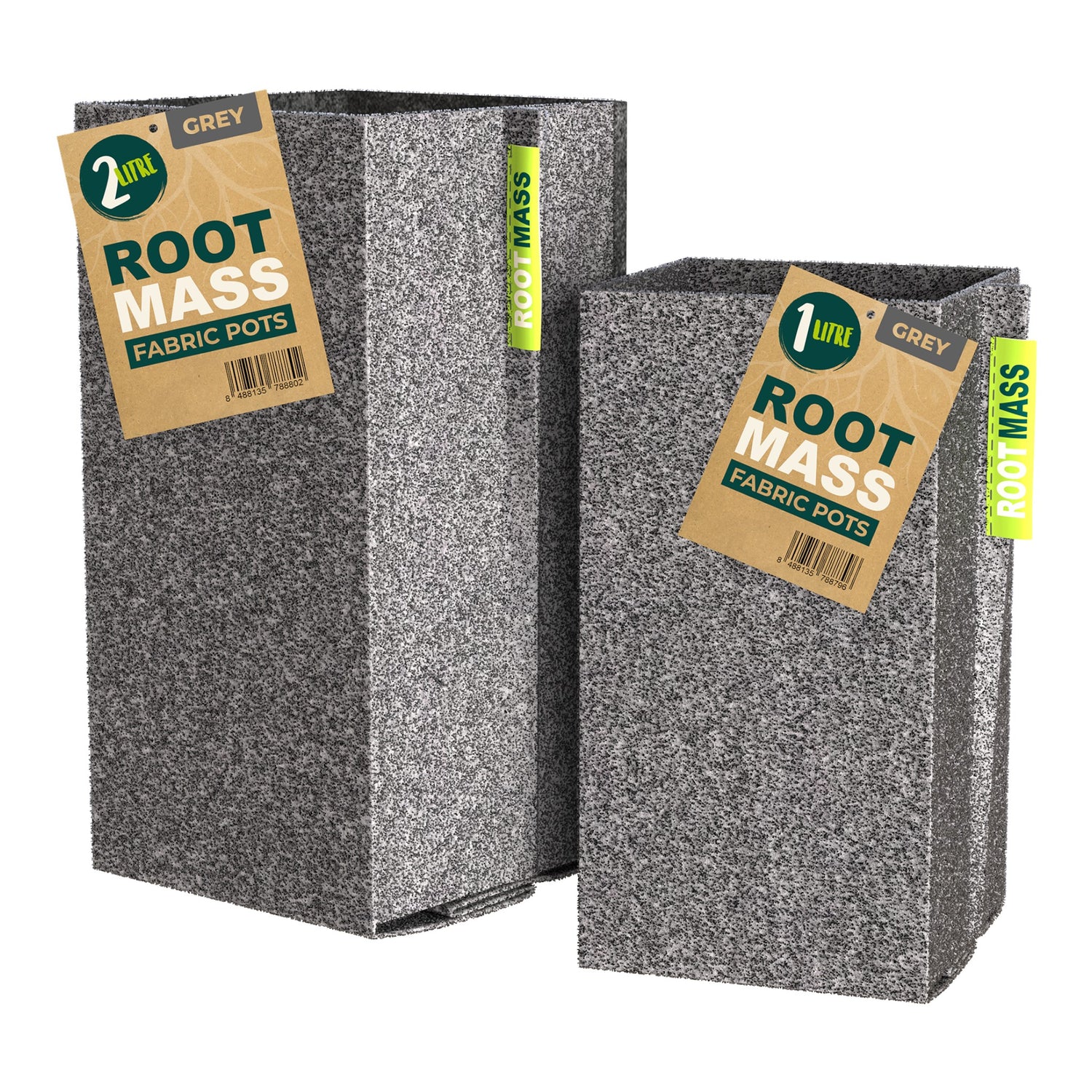 GREY RootMASS 1L Propagation Fabric Pot