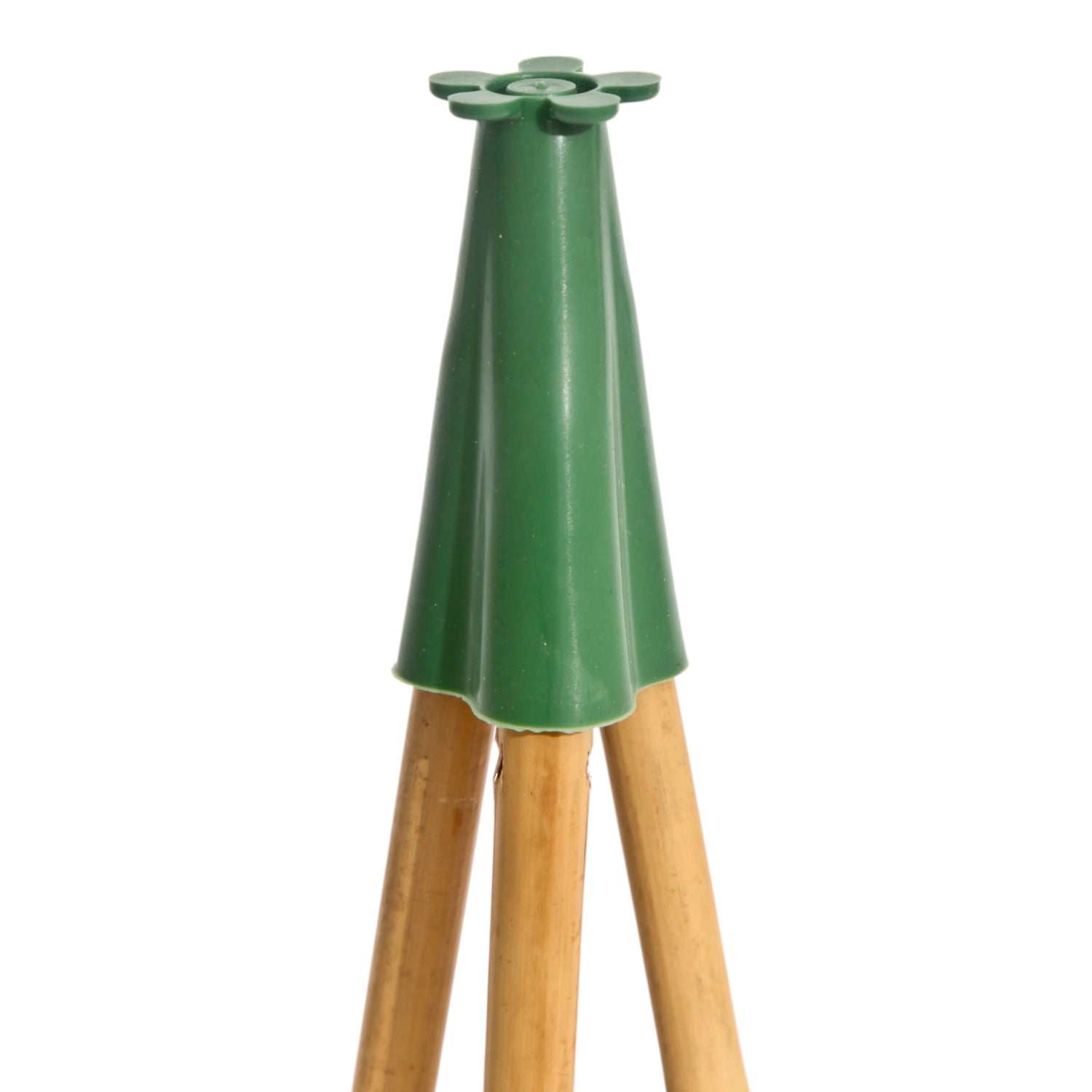 Pyramid Cap for 3 Bamboo Canes all sizes GREEN