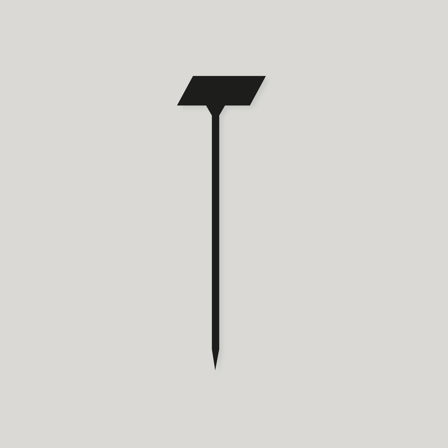 Angled Head Labels 270mm BLACK - Pack of 50