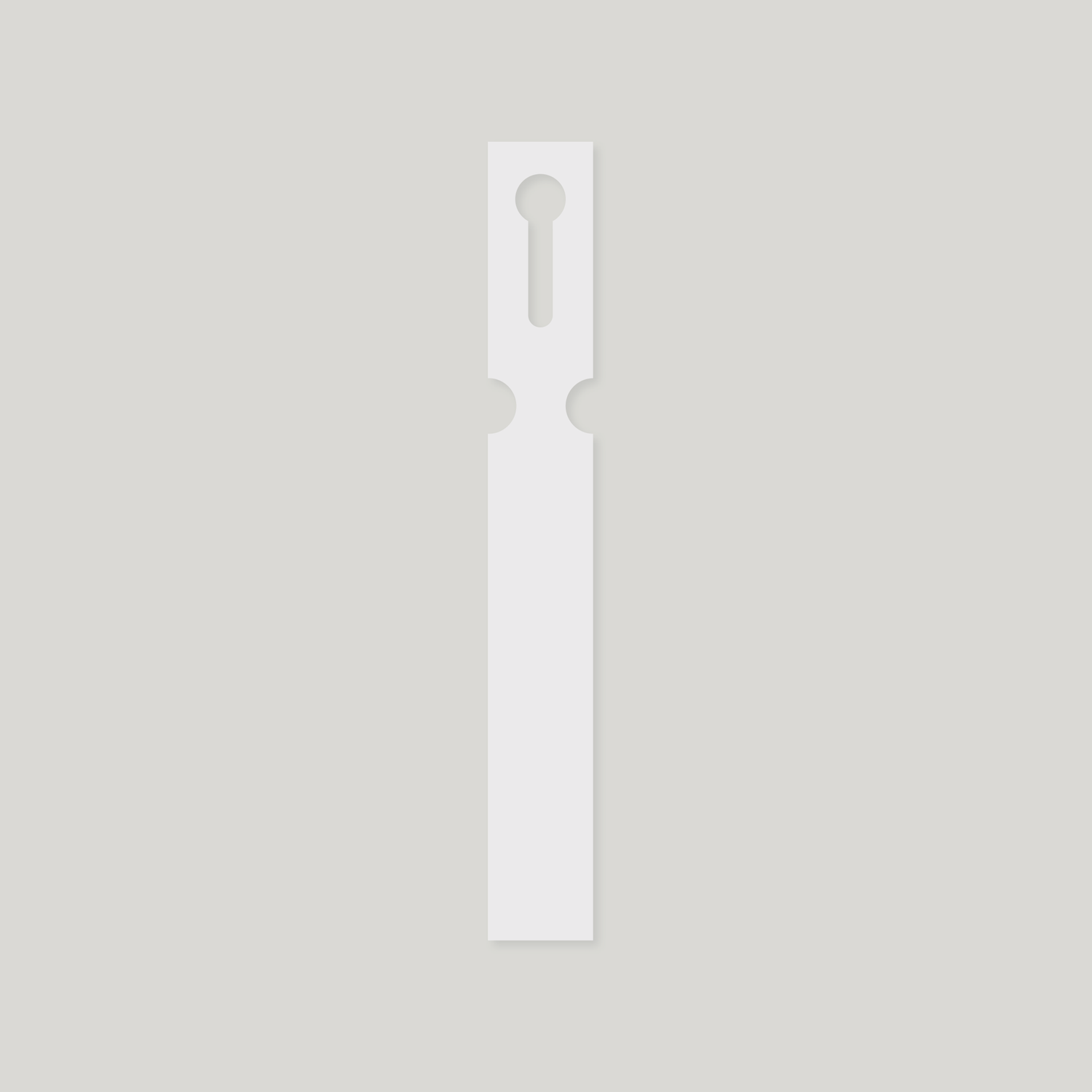 Thermal Print Loop Lock Labels 190mm x 25mm WHITE - Pack of 100