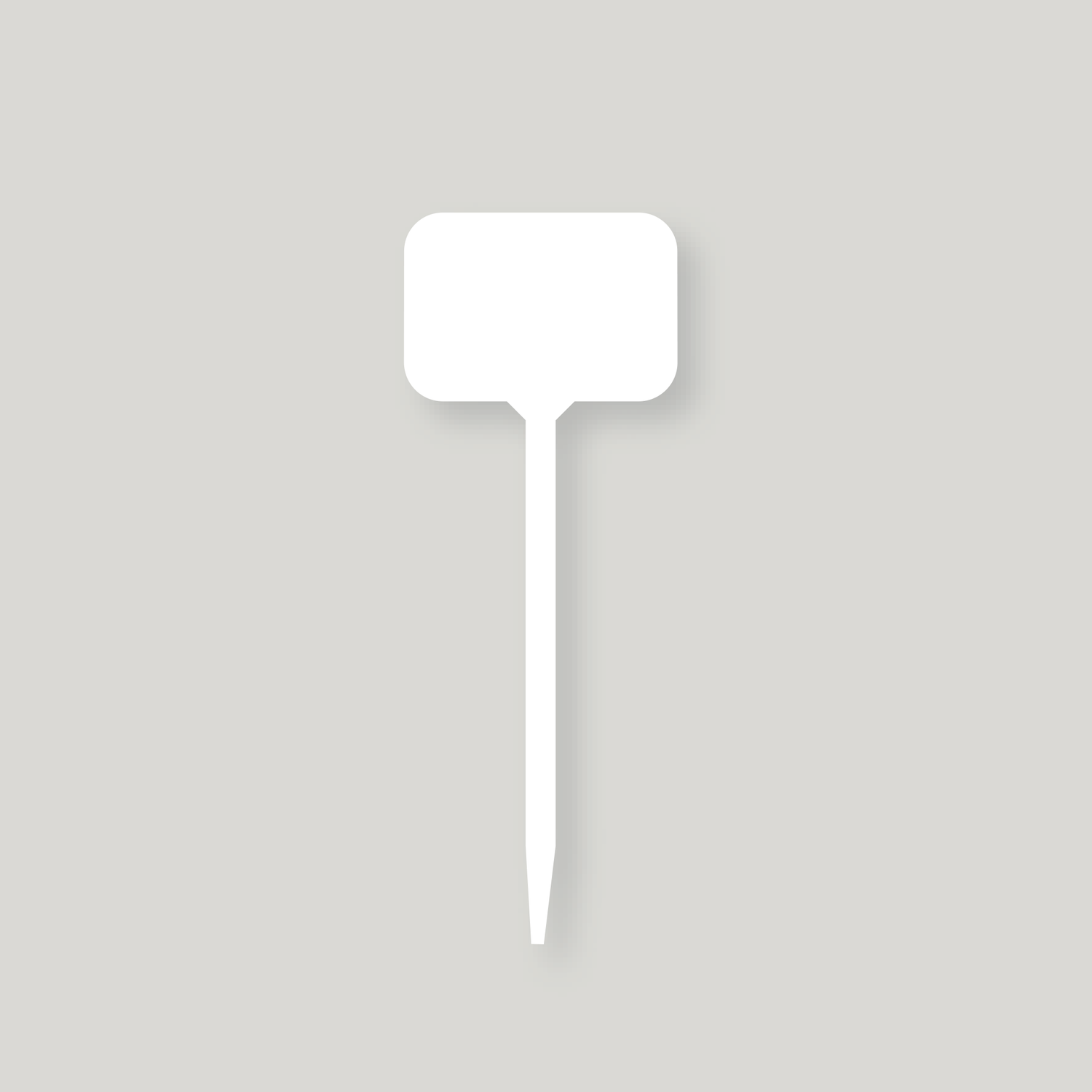 T Labels 155mm White - Pack of 100