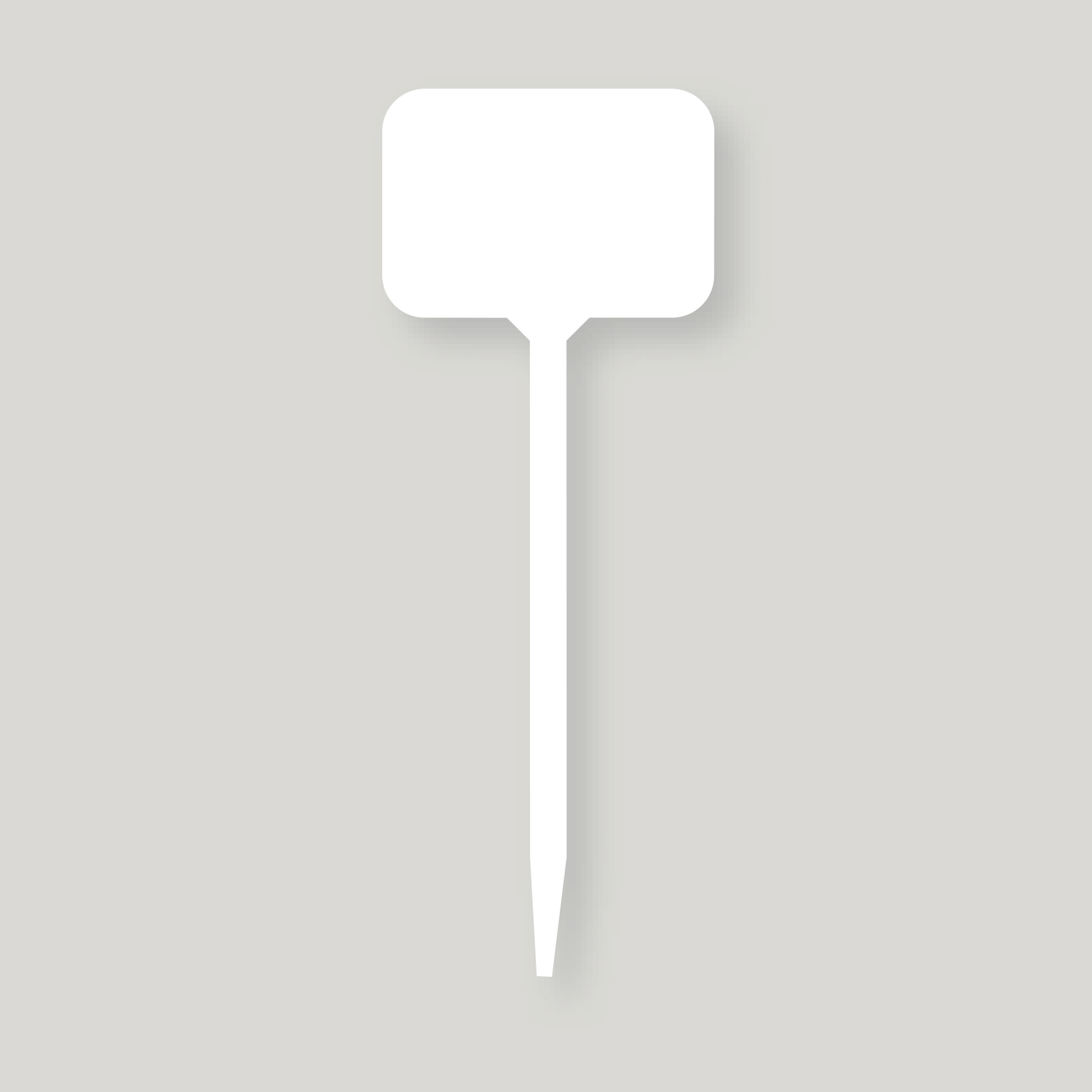 T Labels 150mm White - Pack of 100