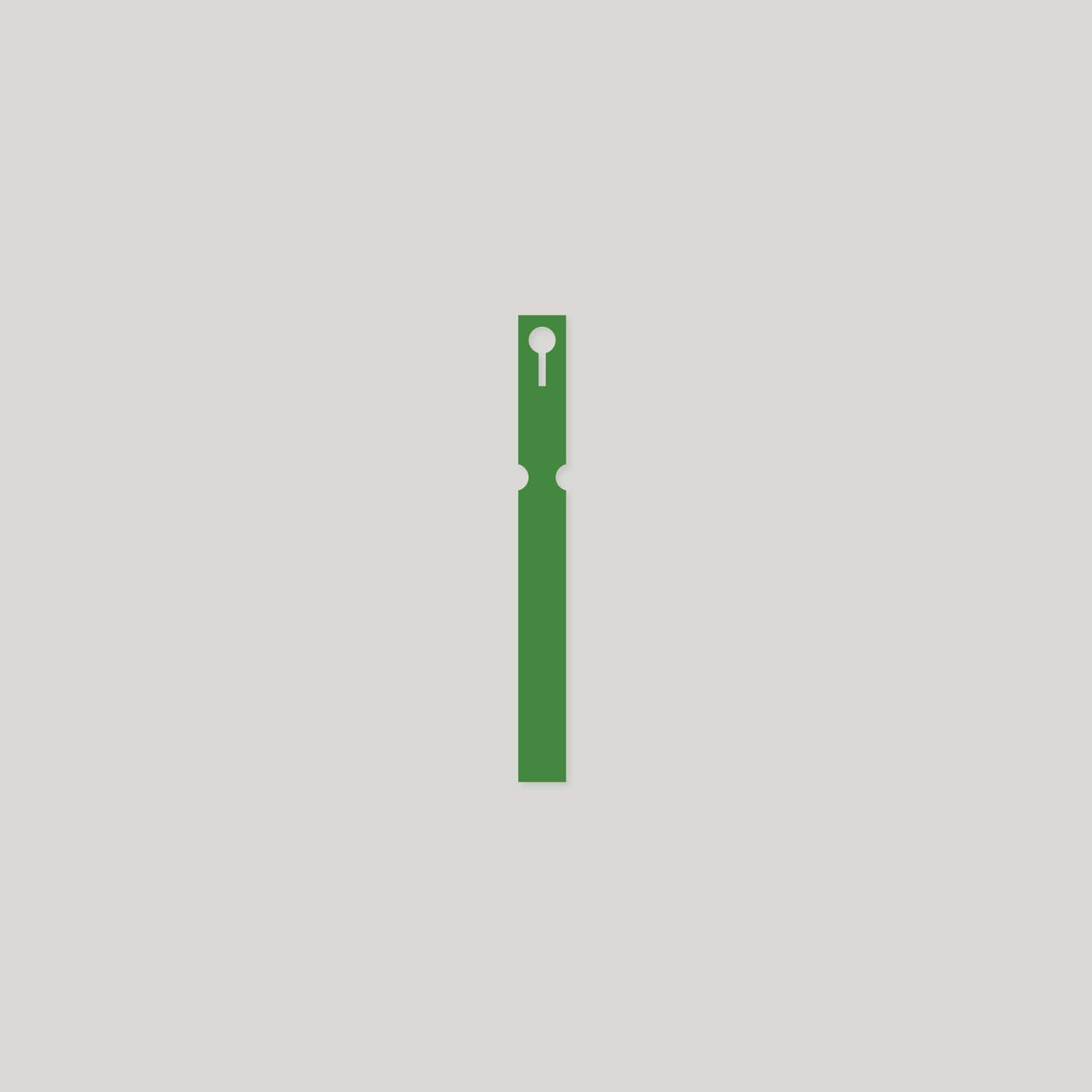 Self-Tie VINYL Labels Loop Lock - 16mm x 160mm GREEN - Pack of 100