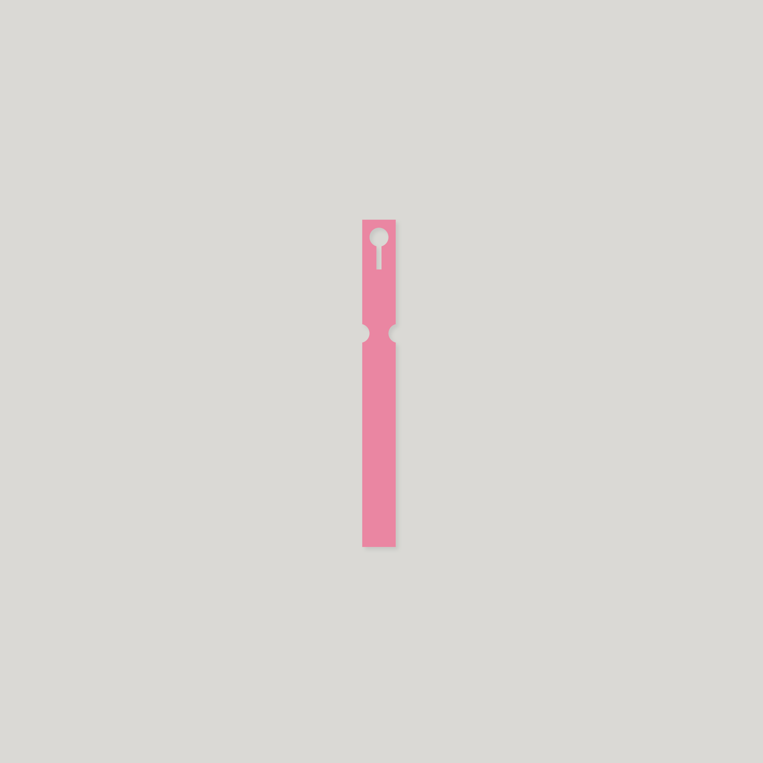 Self-Tie VINYL Labels Loop Lock - 16mm x 160mm PINK - Pack of 100