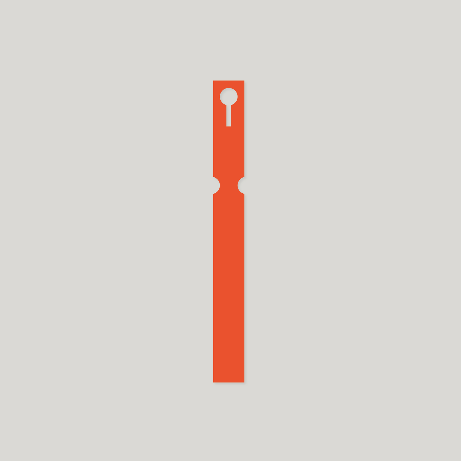 Self-Tie PVC Labels Loop Lock - 25mm x 220mm Orange - Pack of 100