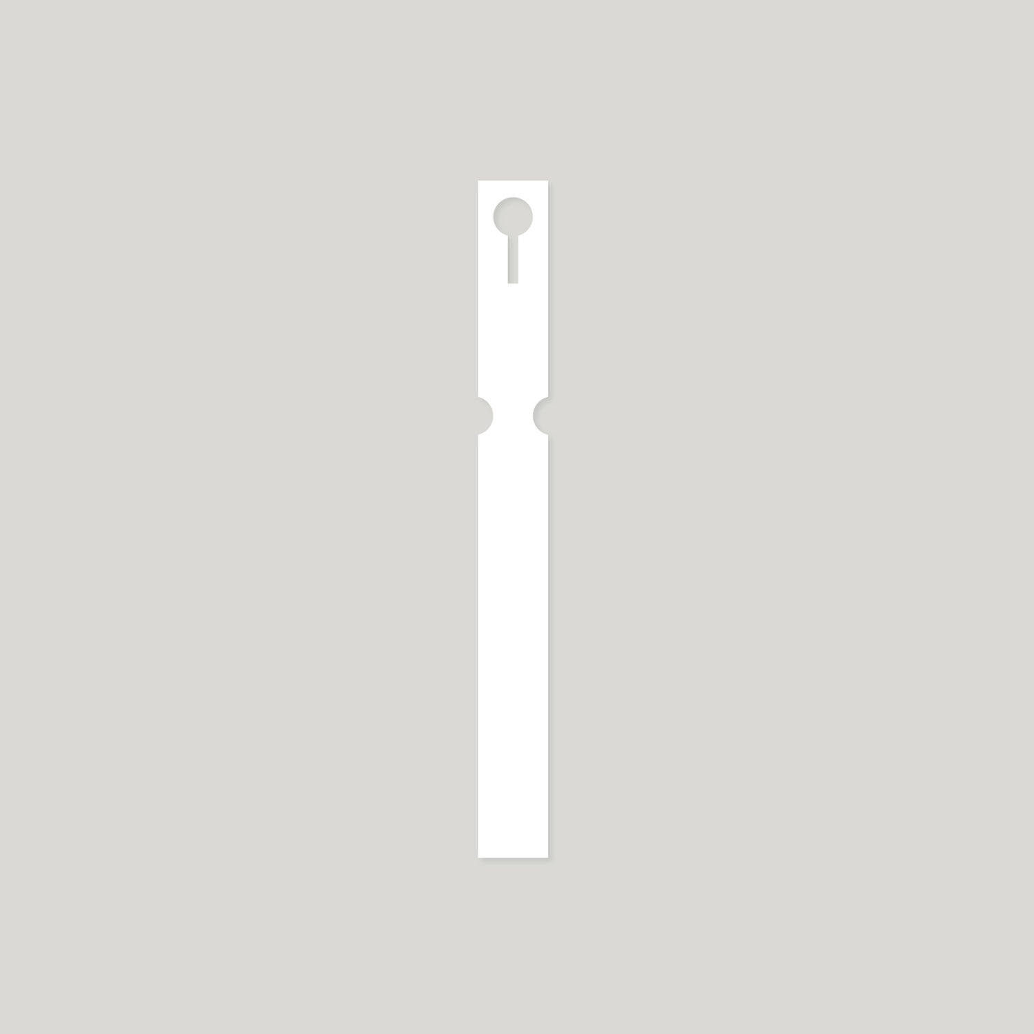 Self-Tie PVC Labels Loop Lock - 25mm x 220mm White - Pack of 100