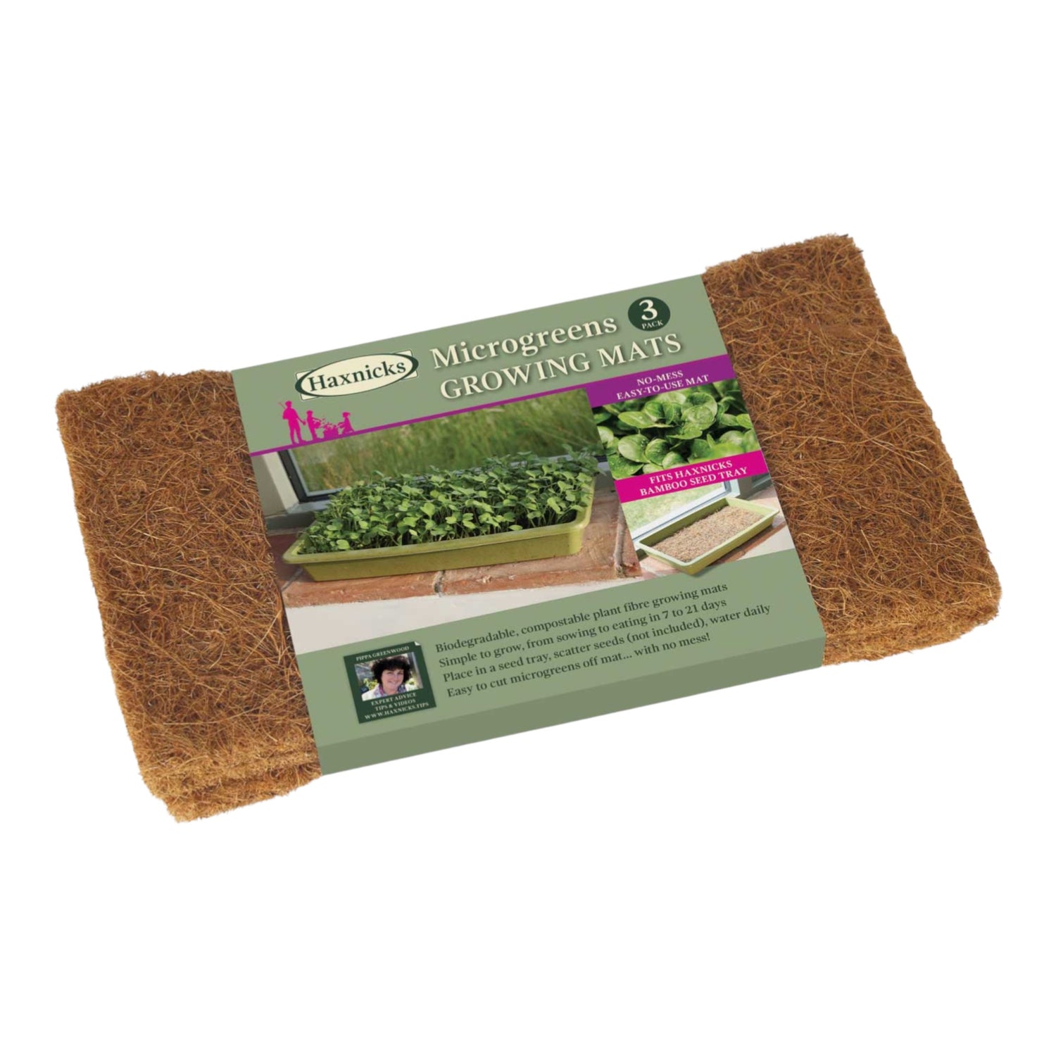 Haxnicks Microgreens Growing Mat 18cm x 33cm x 3cm