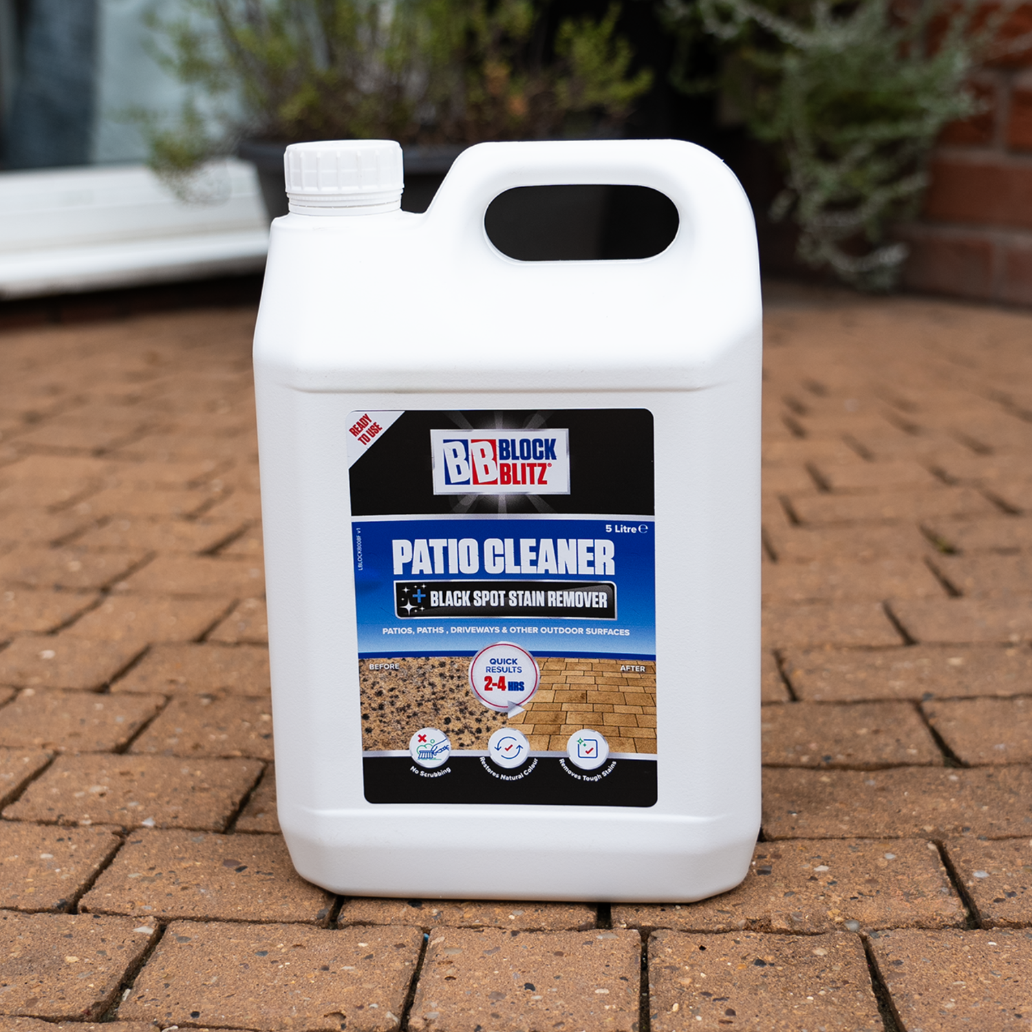 BLOCK BLITZ Patio Restorer & Black Spot Remover 5L