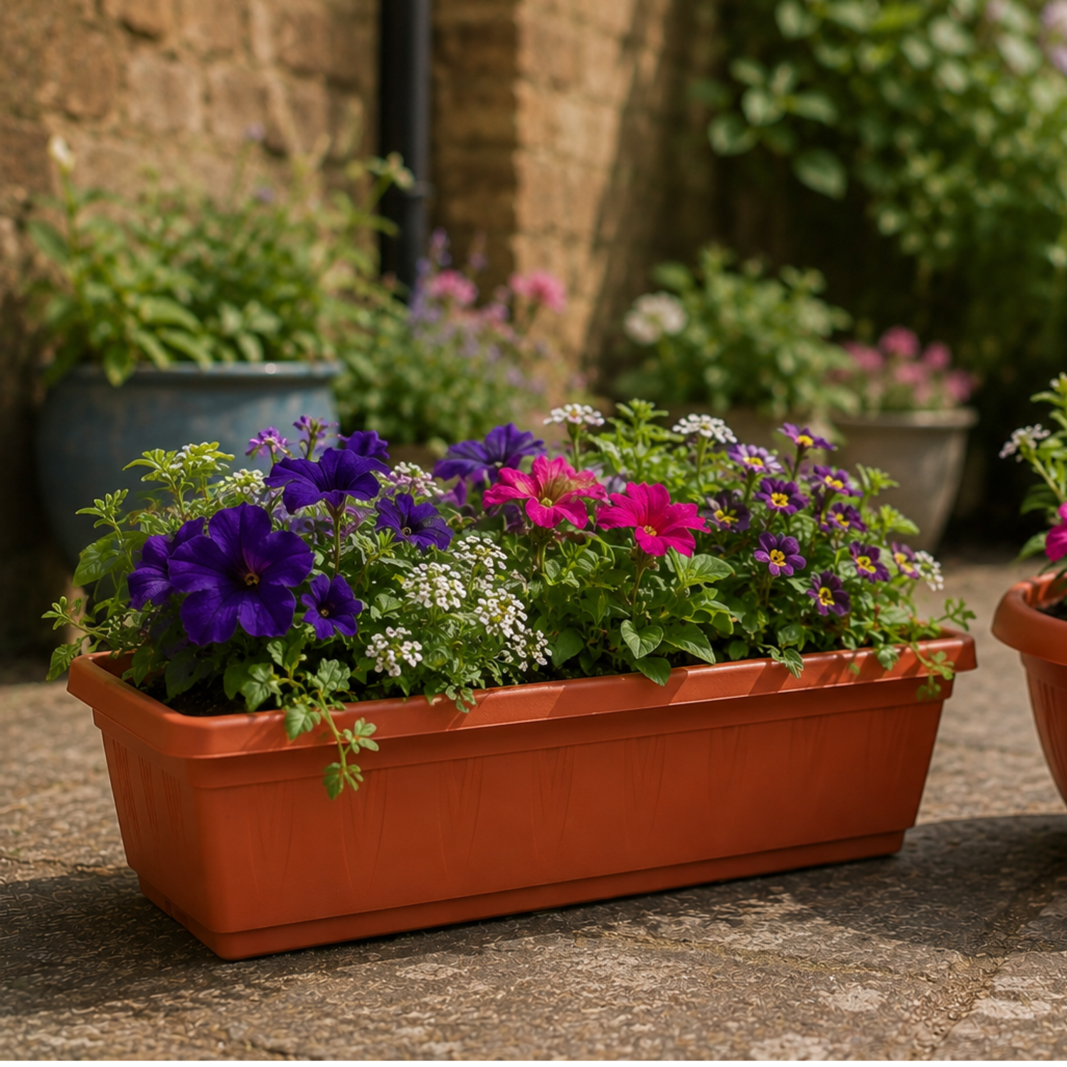Amaro Terracotta Planter Large 32cm x 12cm x 8.5