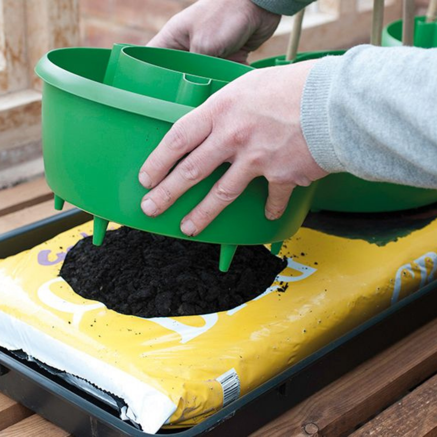 GARLAND Plant Halos Green - Set of 3